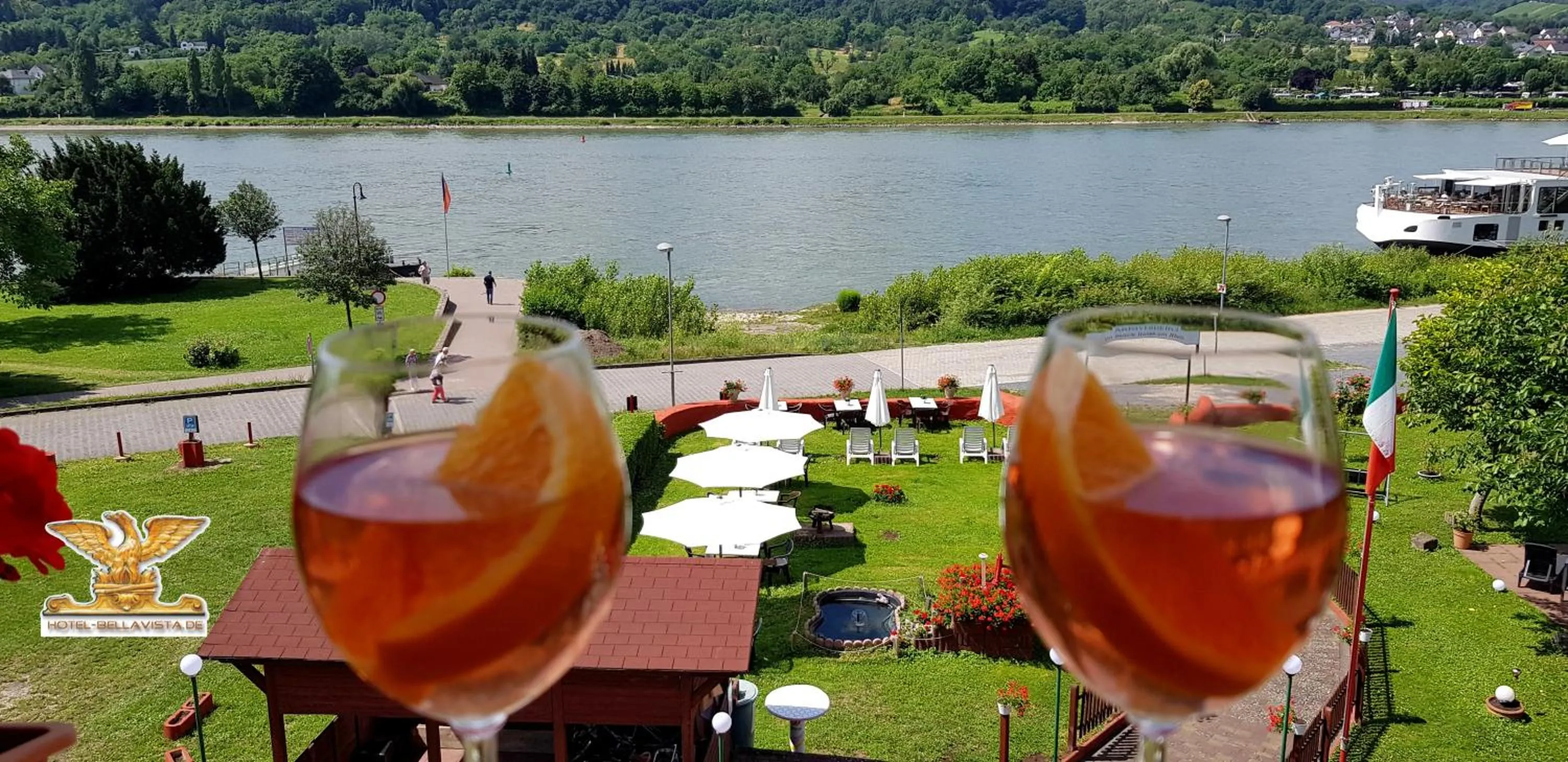 River view in Rheinhotel Bellavista