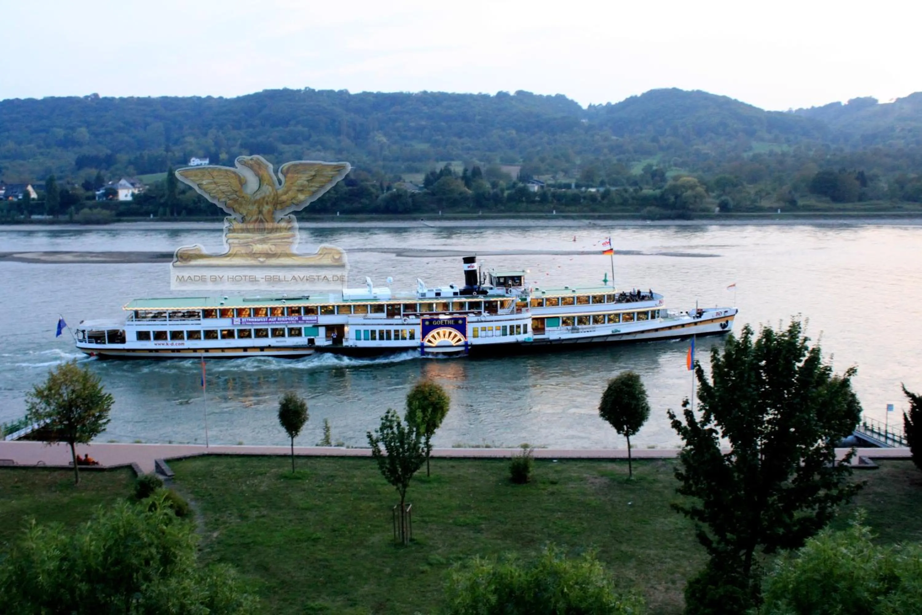 View (from property/room) in Rheinhotel Bellavista