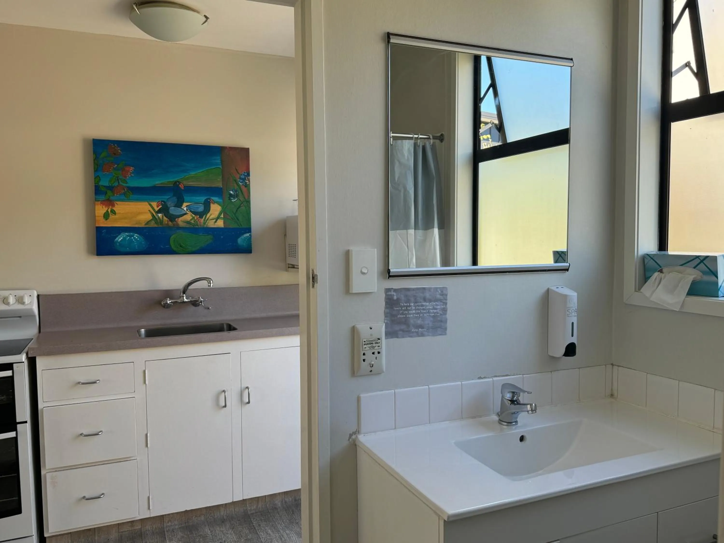 Bathroom in Diplomat Motel