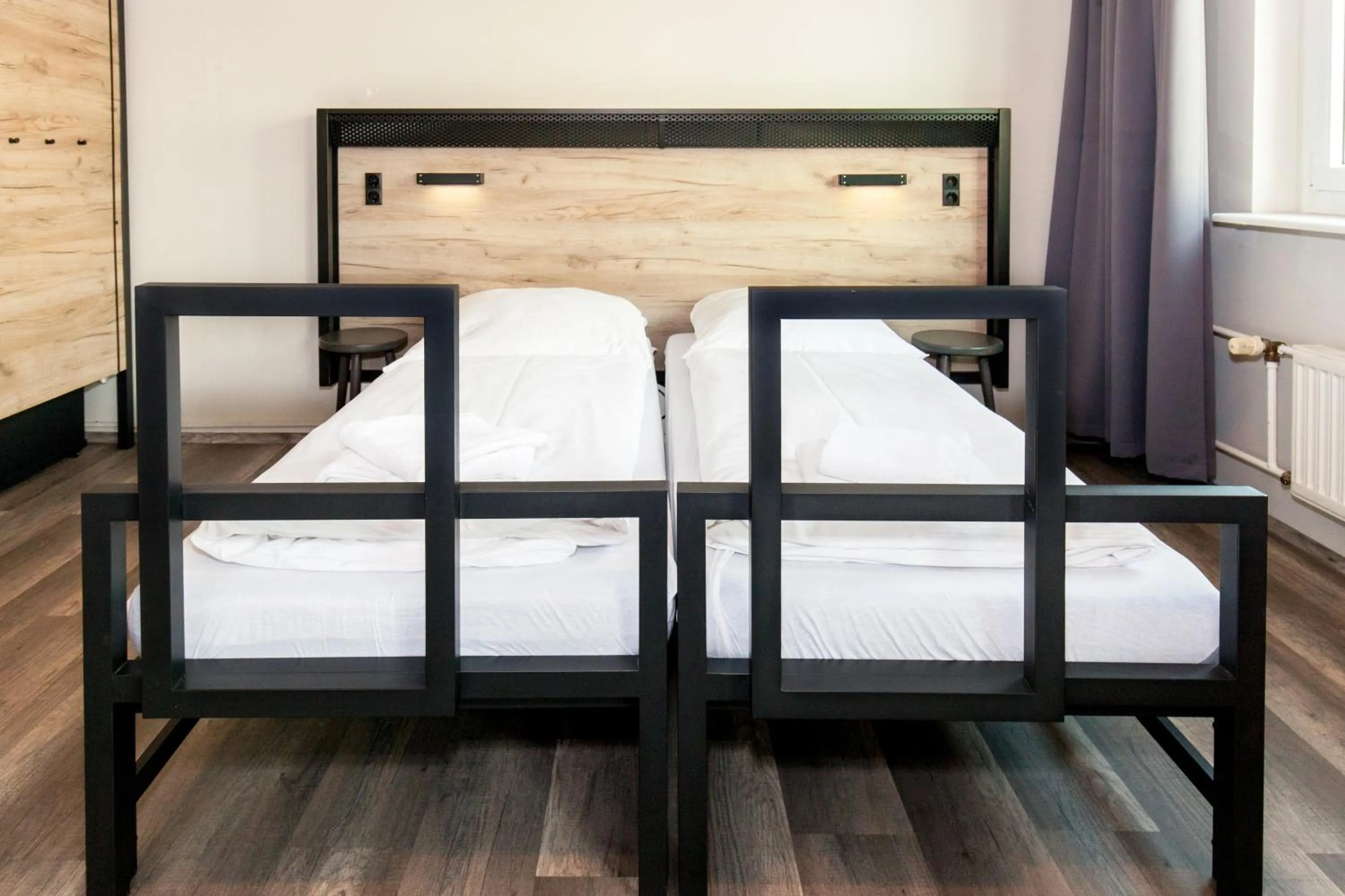 Bed in a&o Berlin Mitte