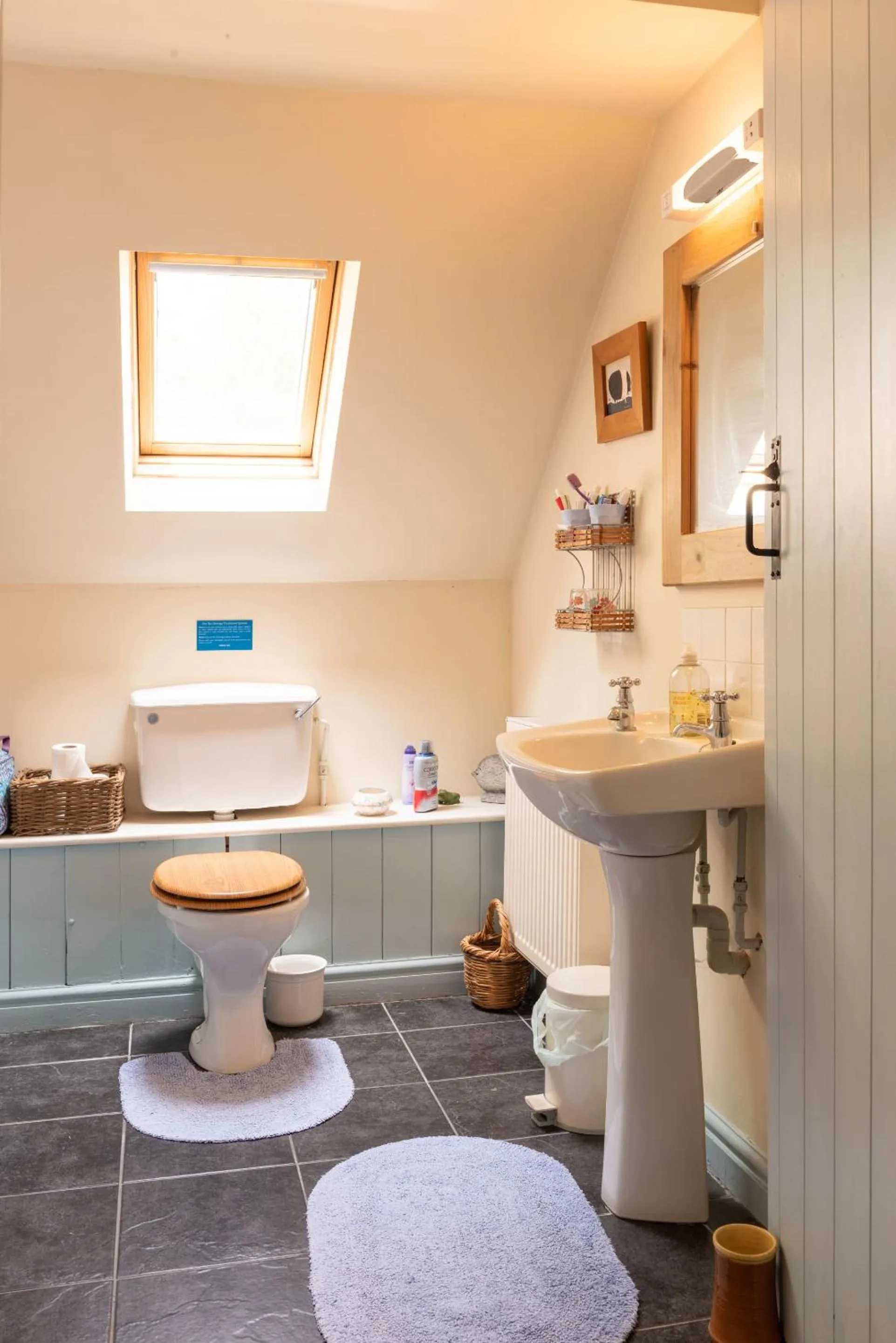 Bathroom in Alltybrain Farm Cottages