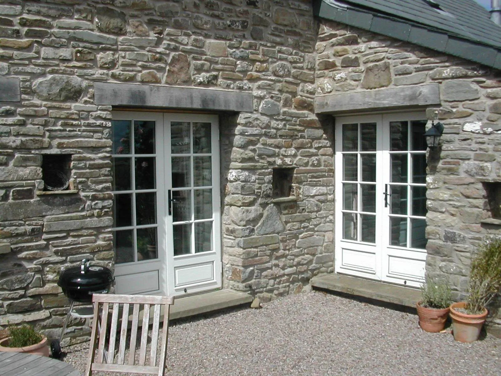 Garden in Alltybrain Farm Cottages