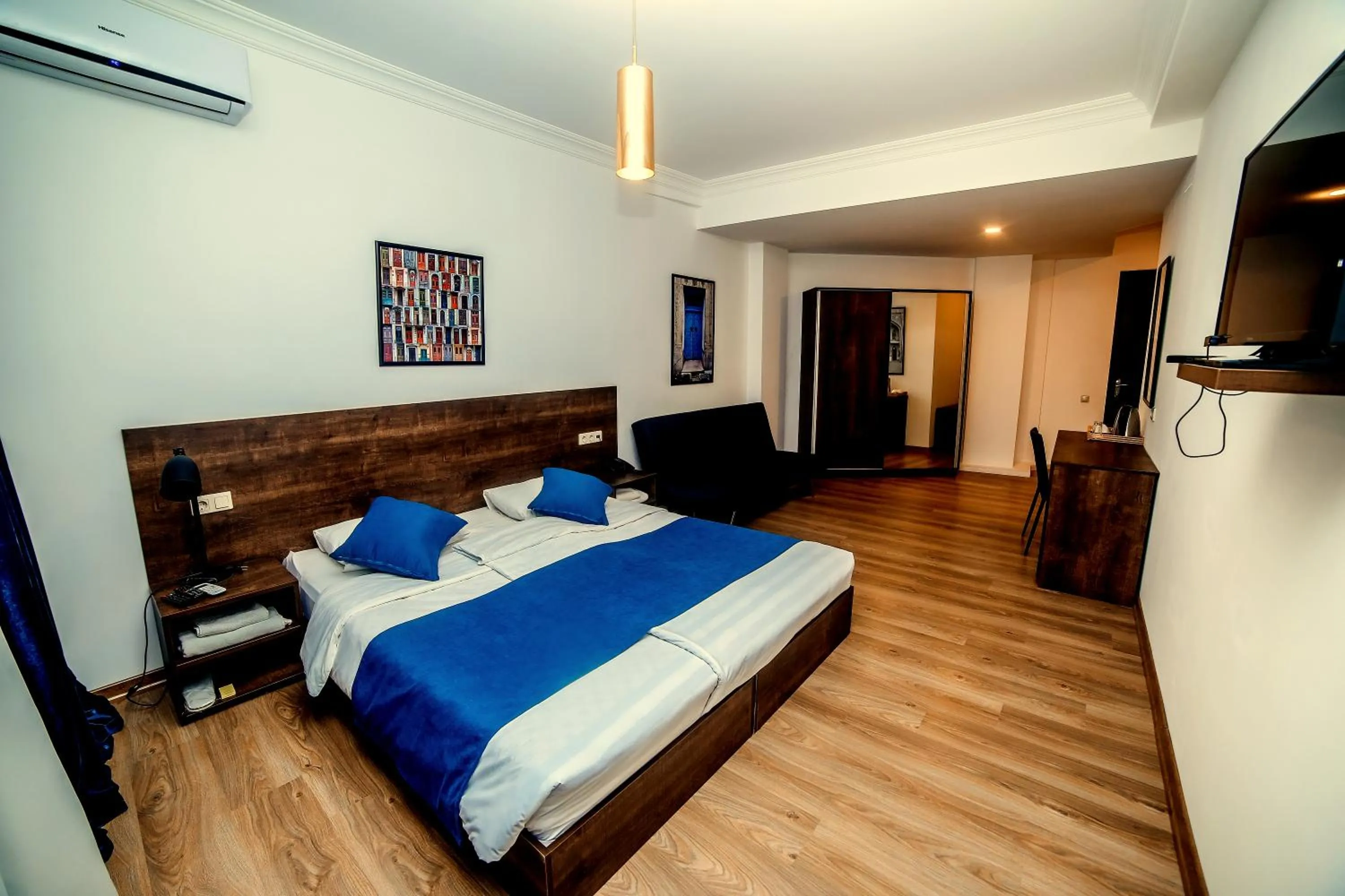 Bed in Tbilisi View Hotel