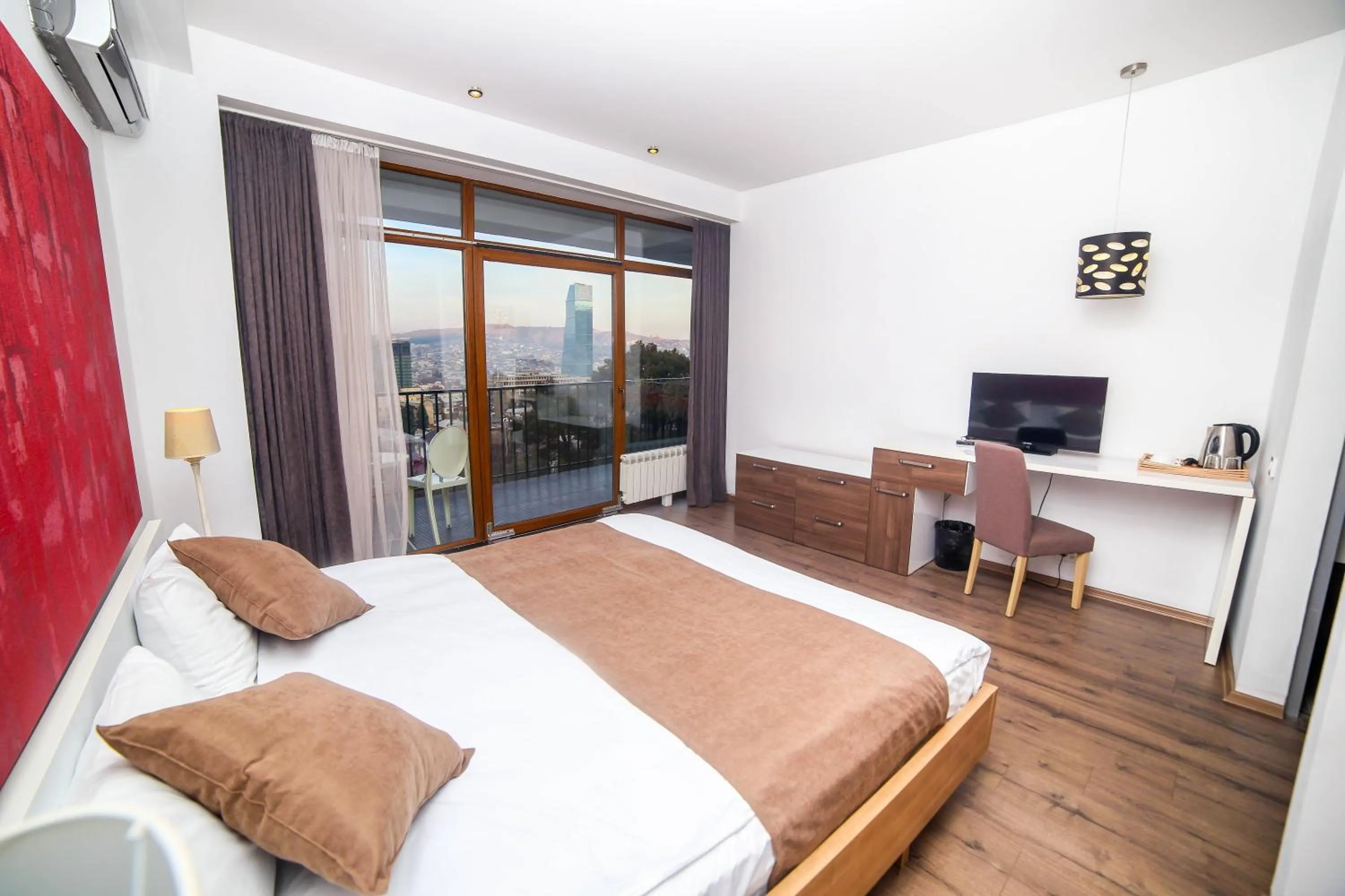 Photo of the whole room, Bed in Tbilisi View Hotel