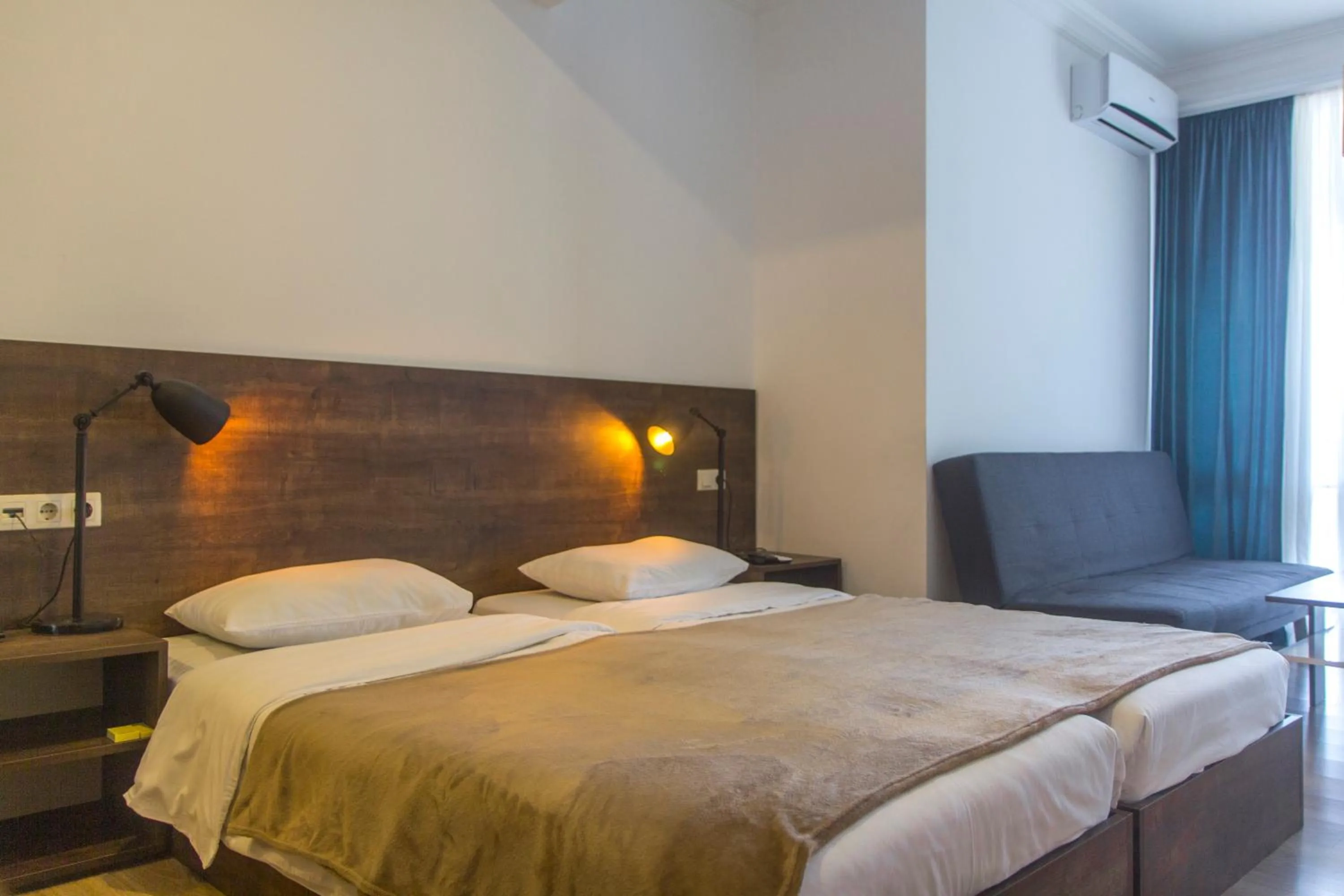 Bed in Tbilisi View Hotel