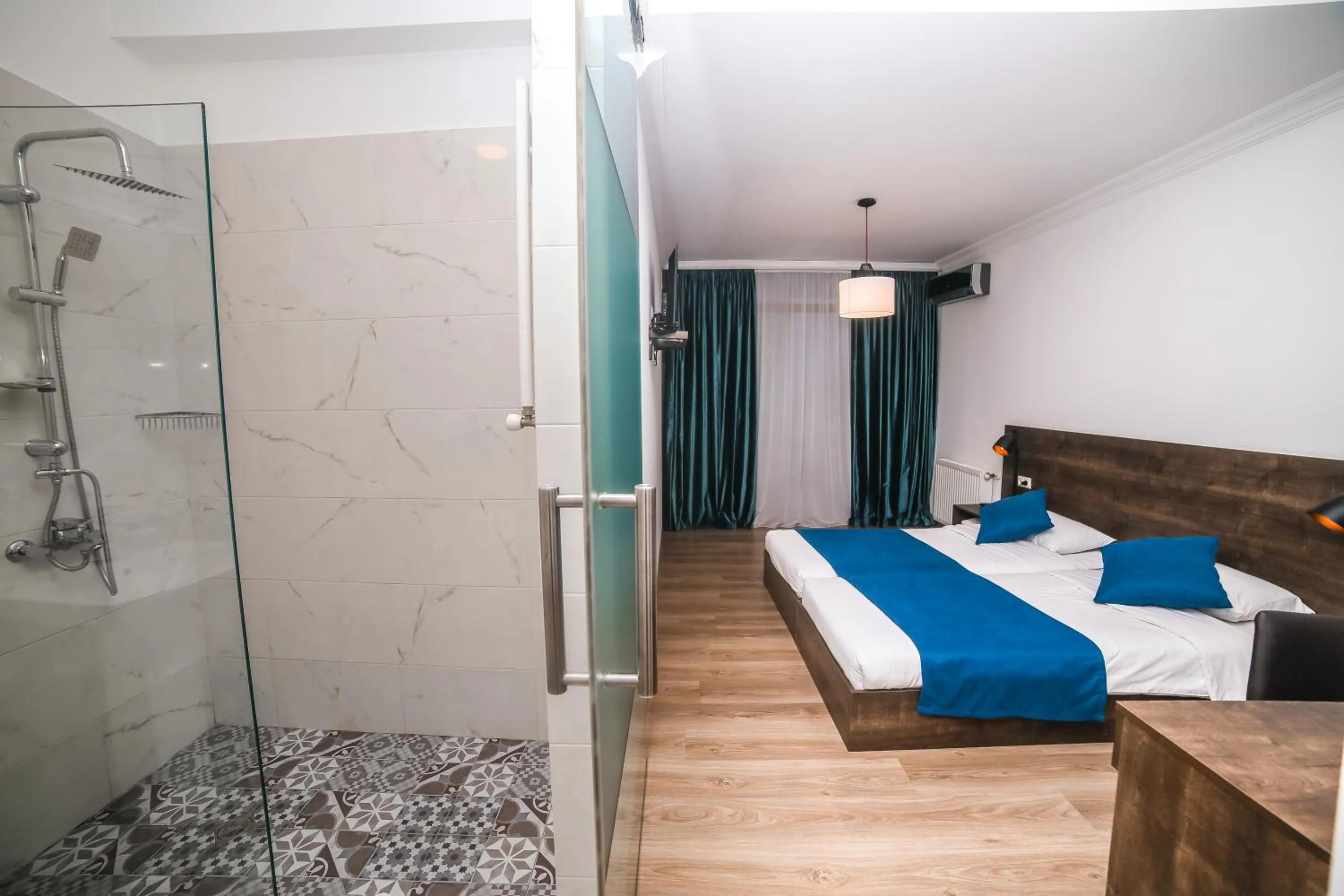 Bed in Tbilisi View Hotel