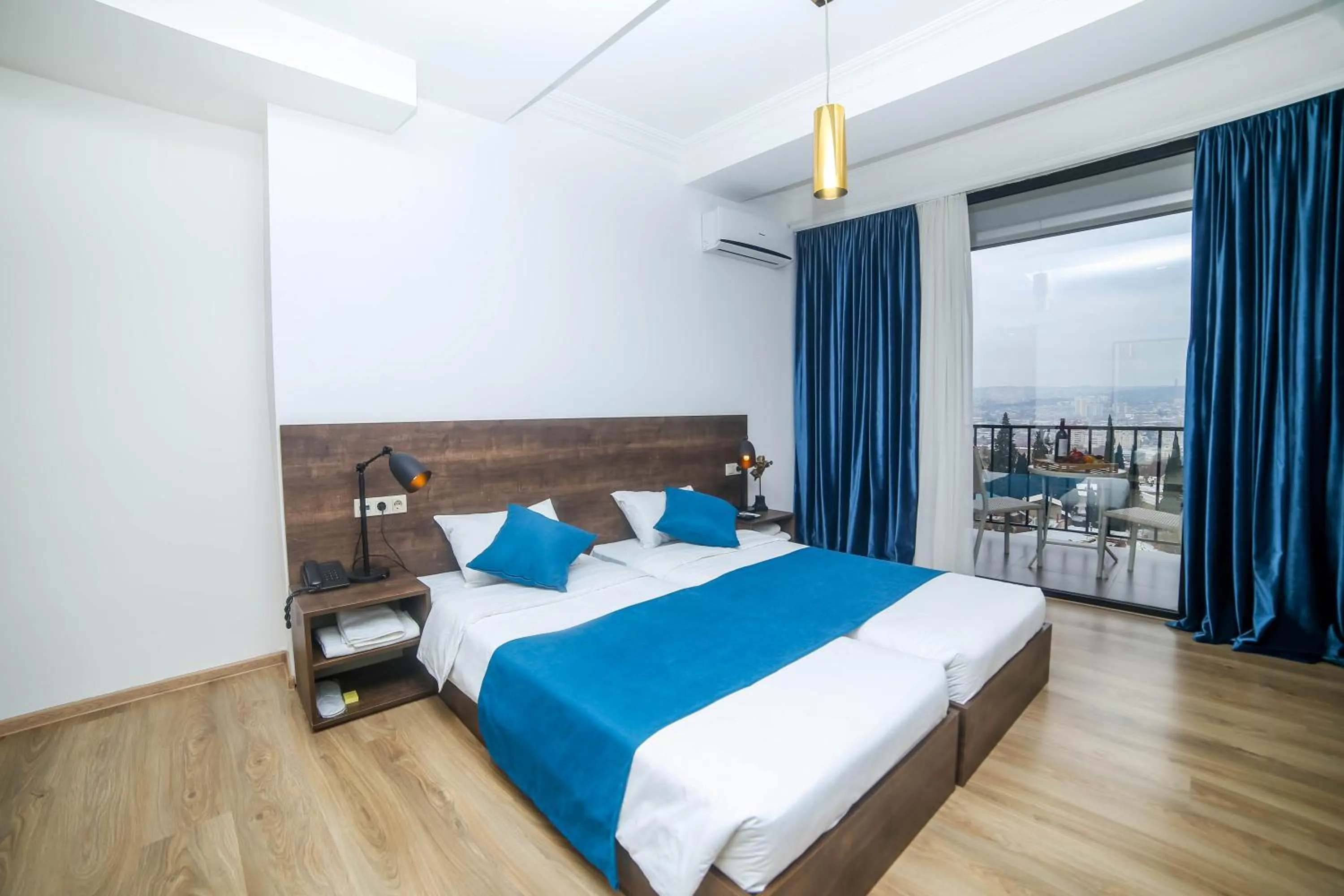 Bed in Tbilisi View Hotel