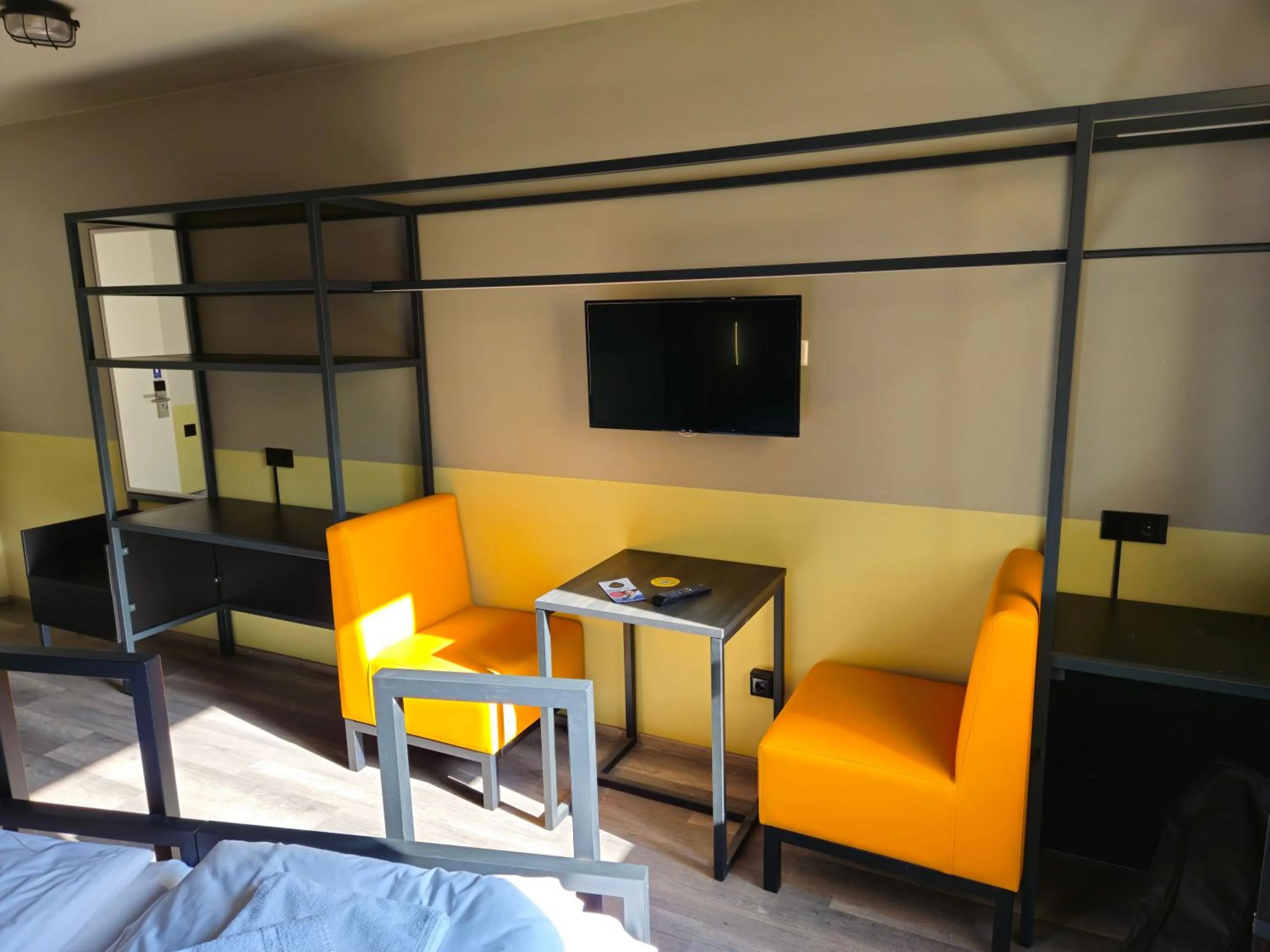 Seating area in a&o Berlin Friedrichshain