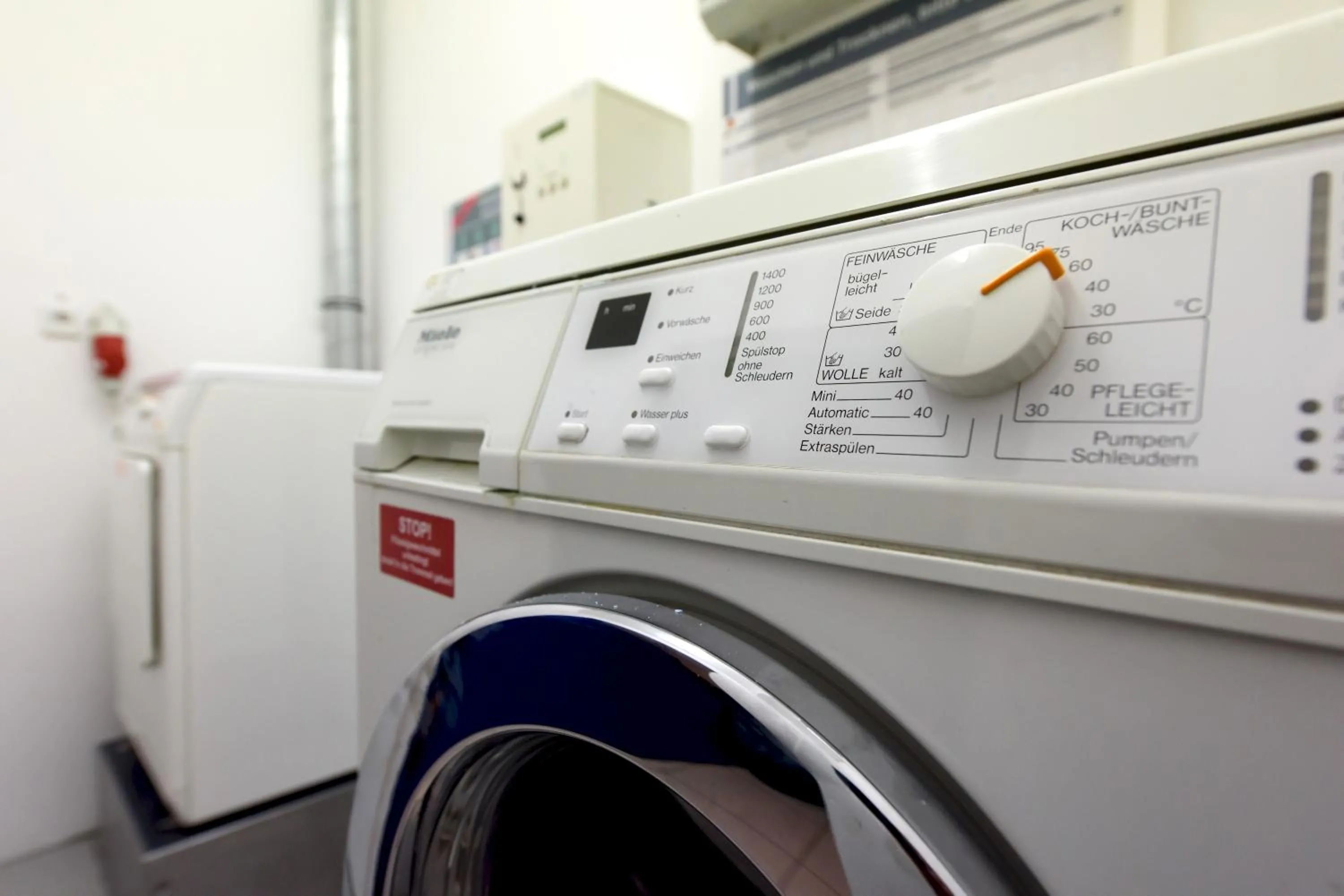 washing machine in a&o Berlin Friedrichshain