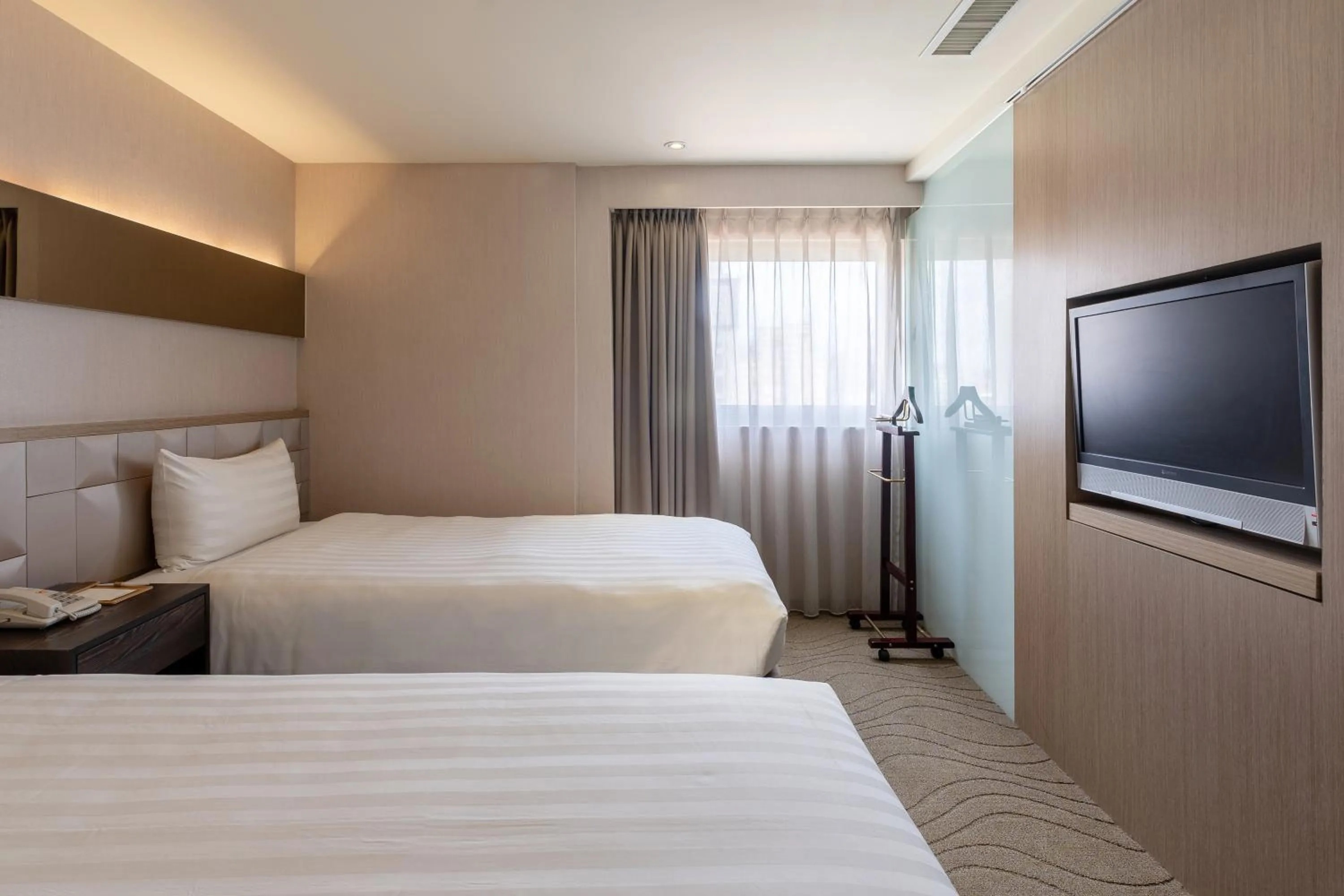 Bed in Guide Hotel Taipei Chongqing