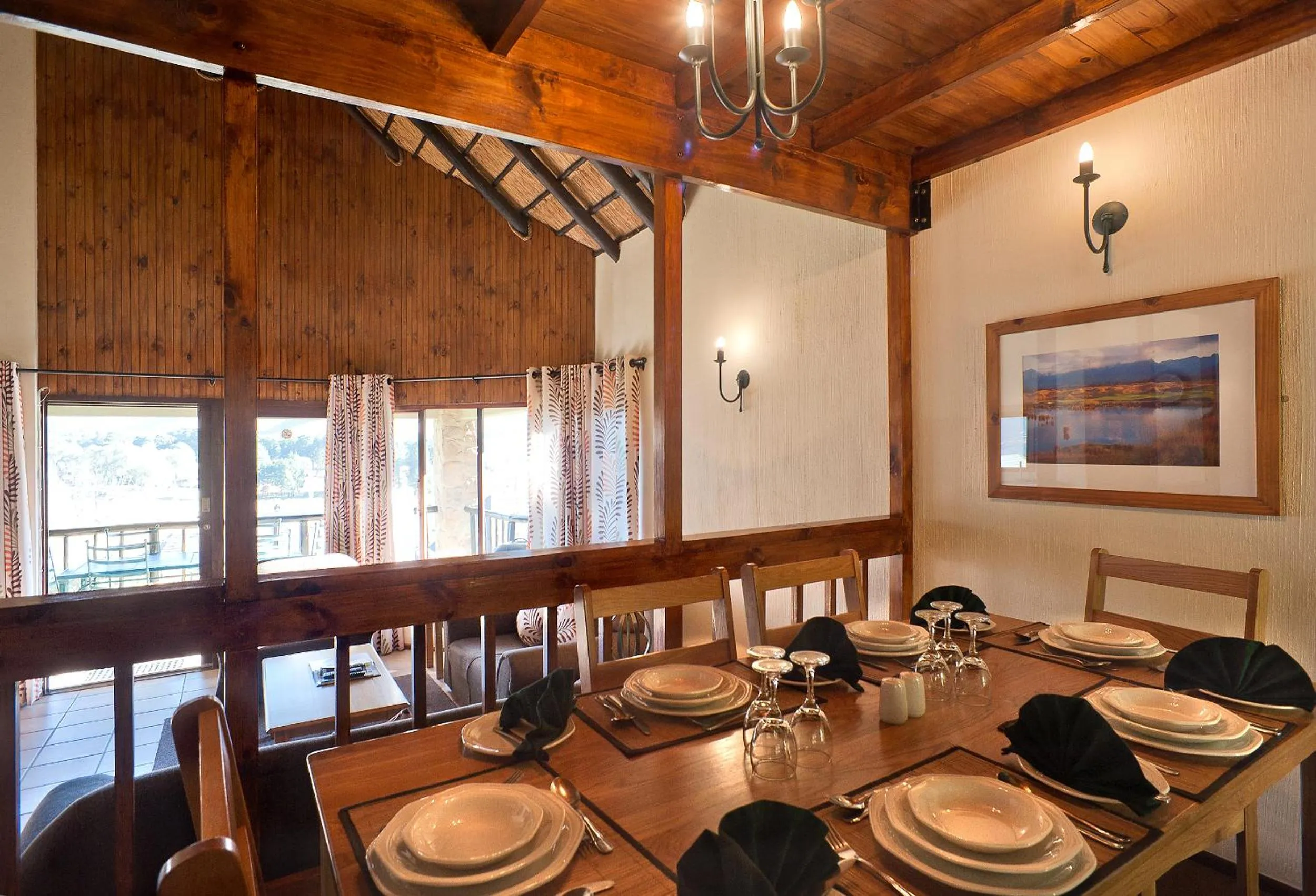 Living room in Fairways Drakensberg Resort