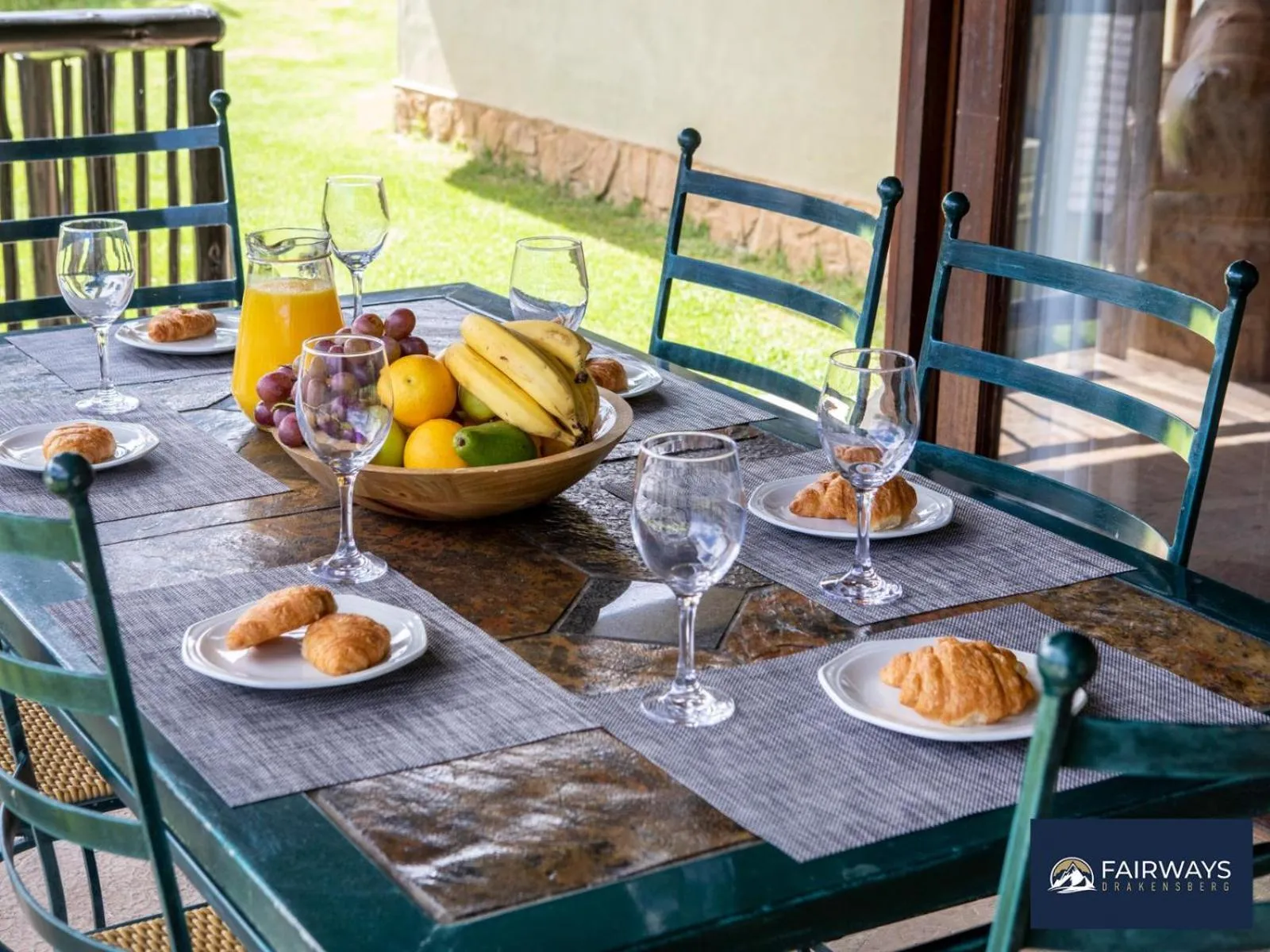 Patio in Fairways Drakensberg Resort