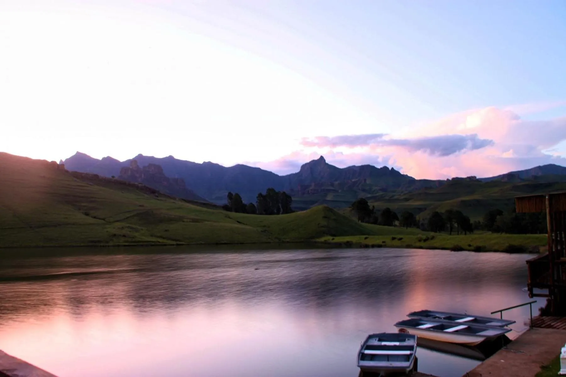 River view in Fairways Drakensberg Resort