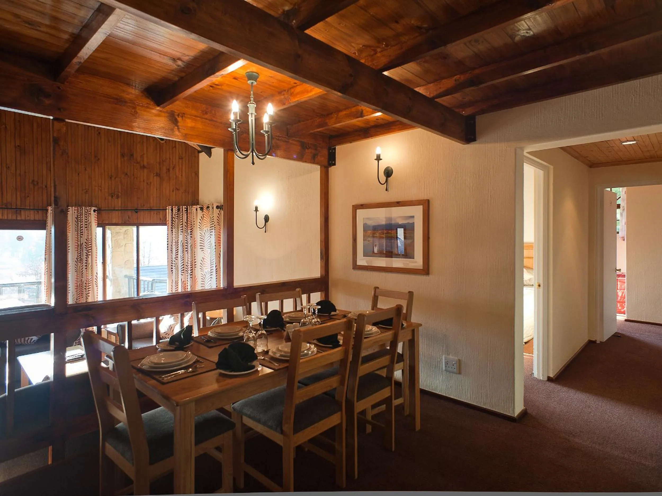 Dining area in Fairways Drakensberg Resort