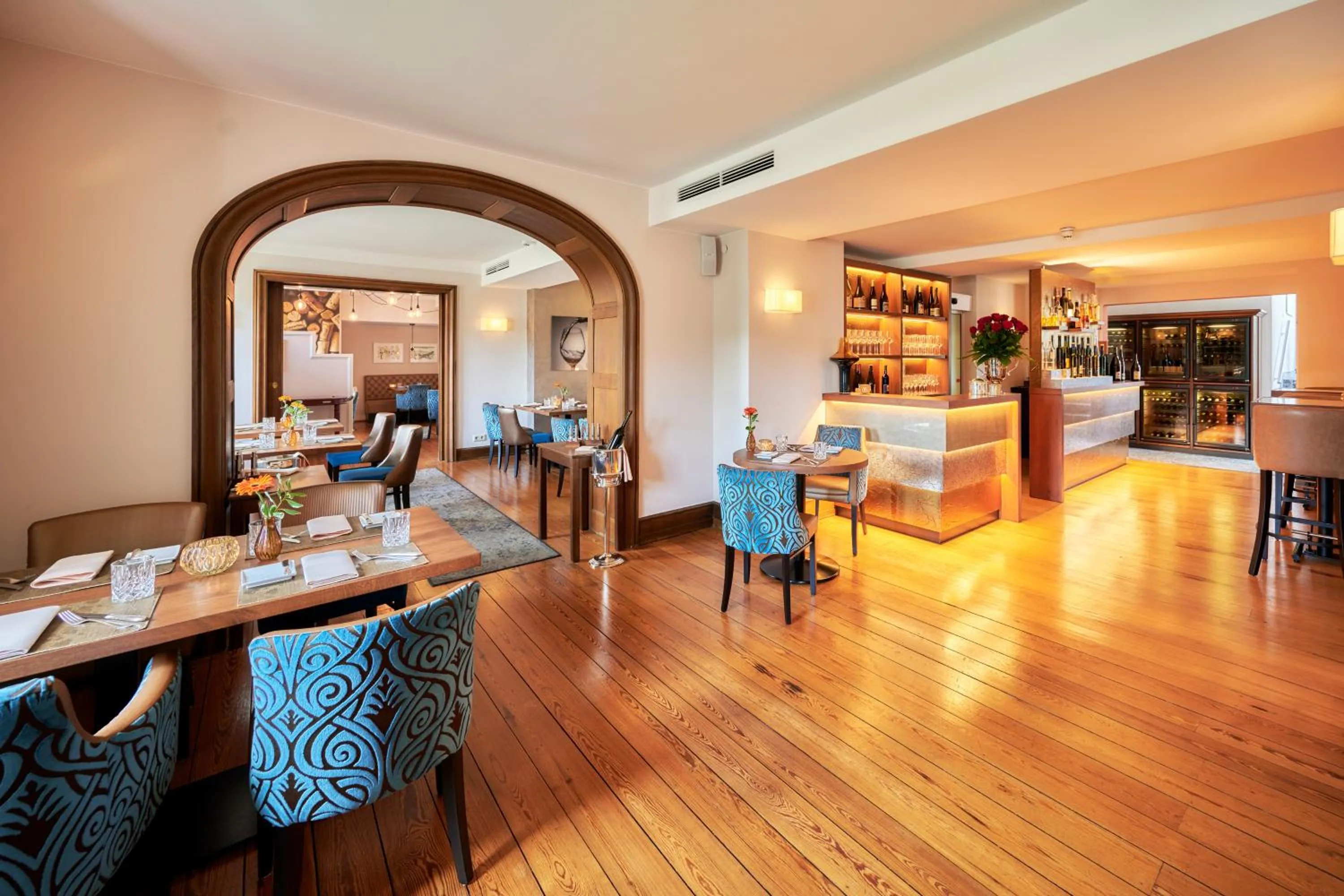 Restaurant/places to eat in Weinromantikhotel Richtershof