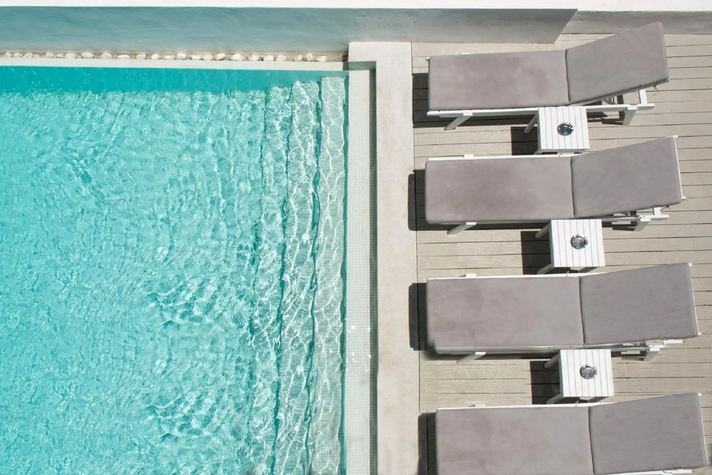 Pool view in Fedra Boutique Apartments