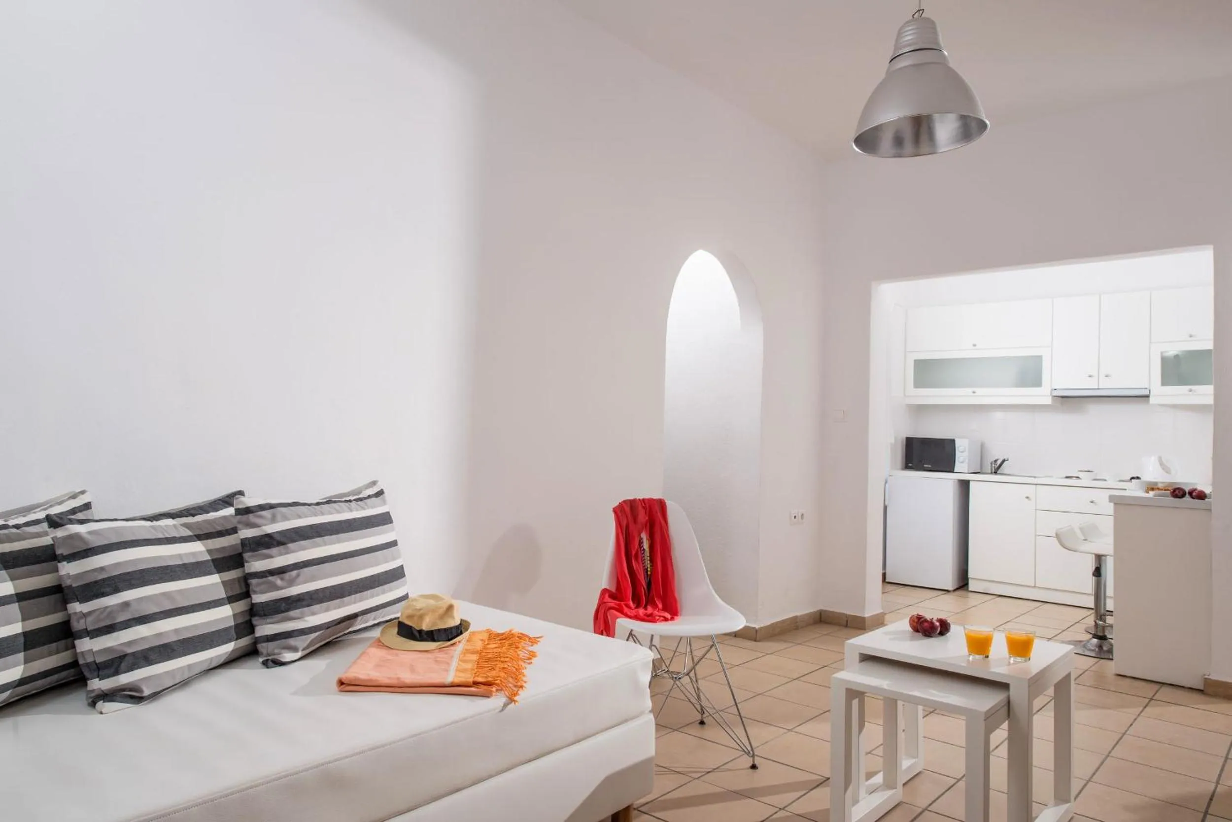 Seating area in Fedra Boutique Apartments