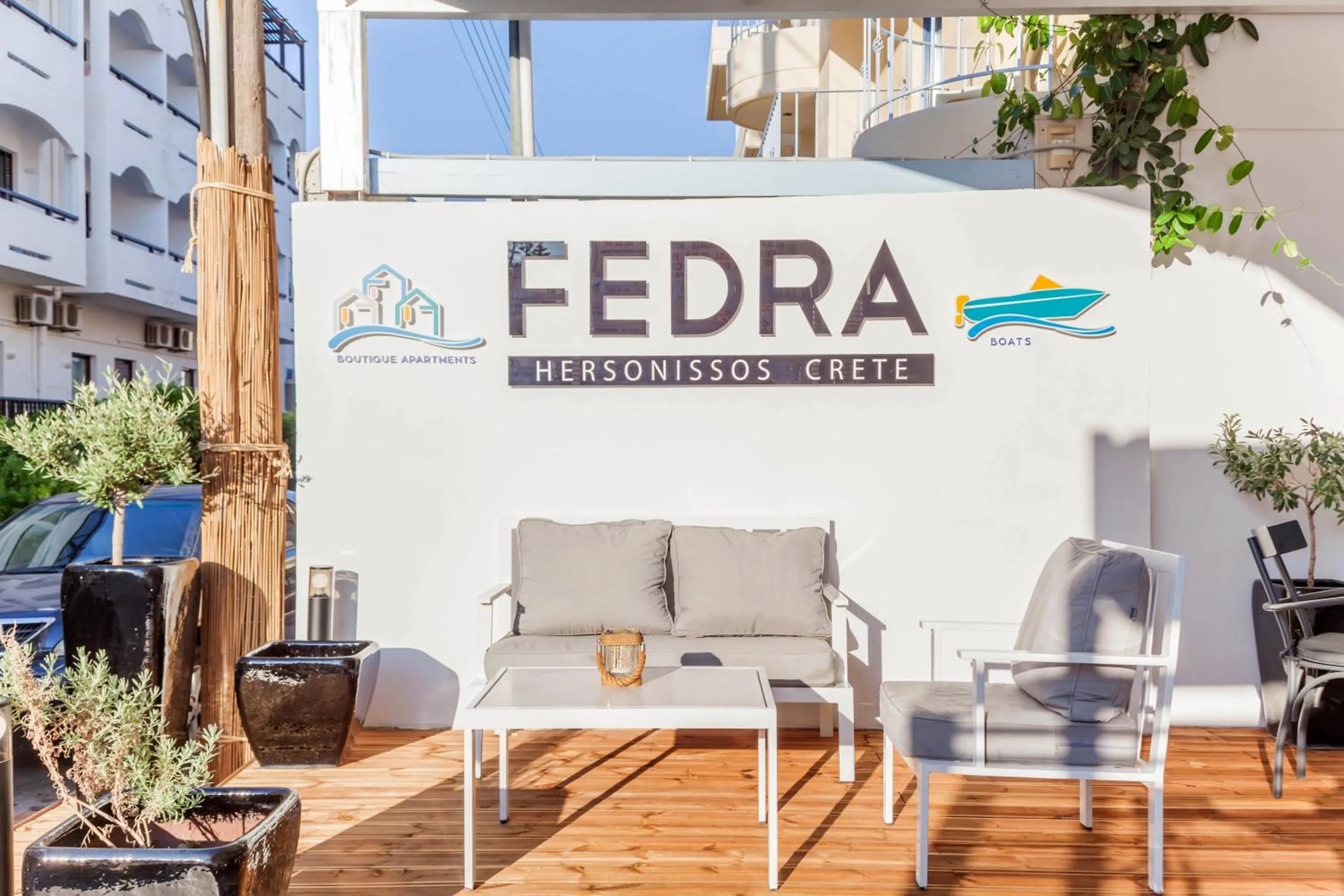 Garden in Fedra Boutique Apartments