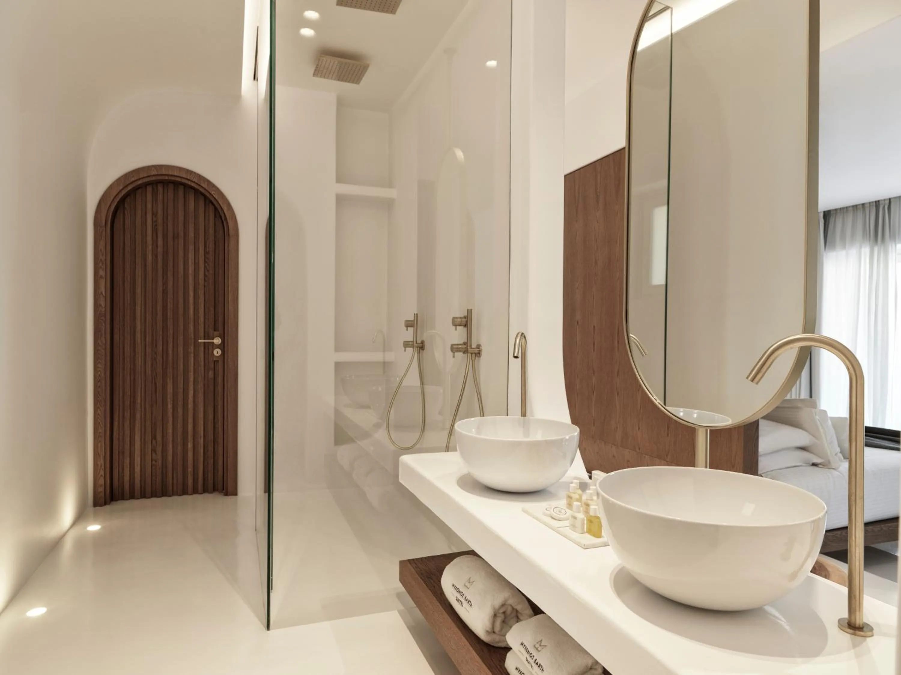 Bathroom in Mykonos Earth Suites