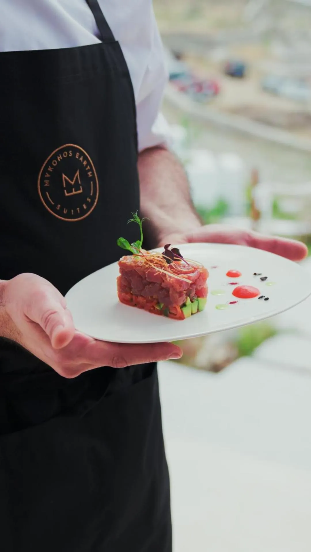 Food in Mykonos Earth Suites