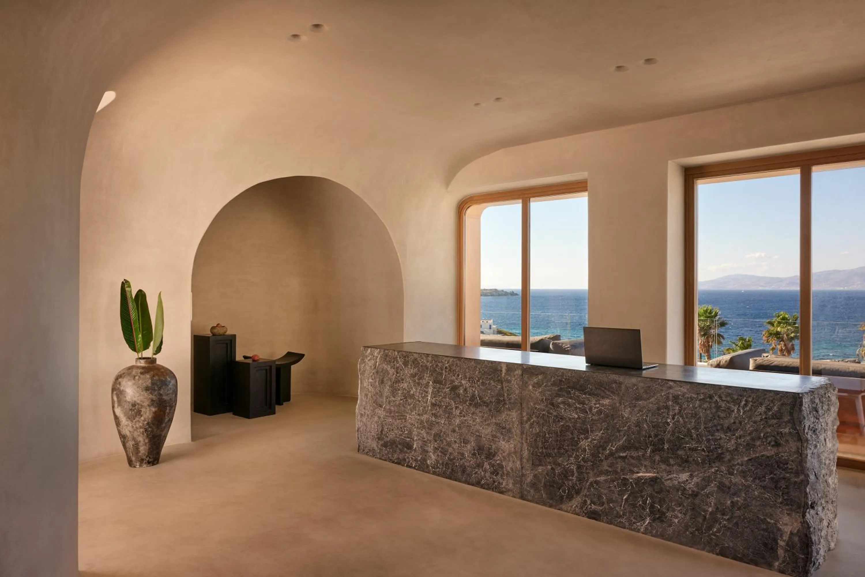 Lobby or reception in Mykonos Earth Suites