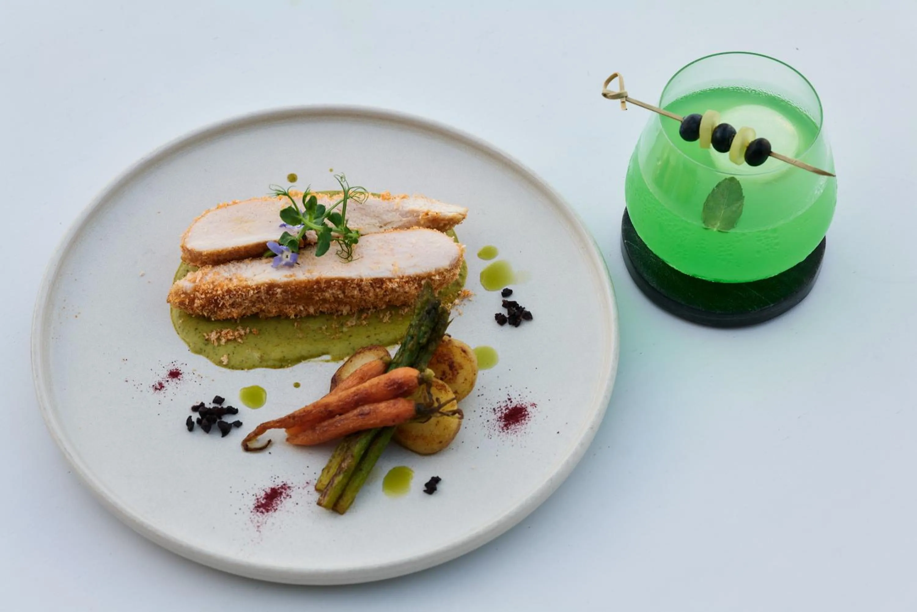 Food and drinks in Mykonos Earth Suites