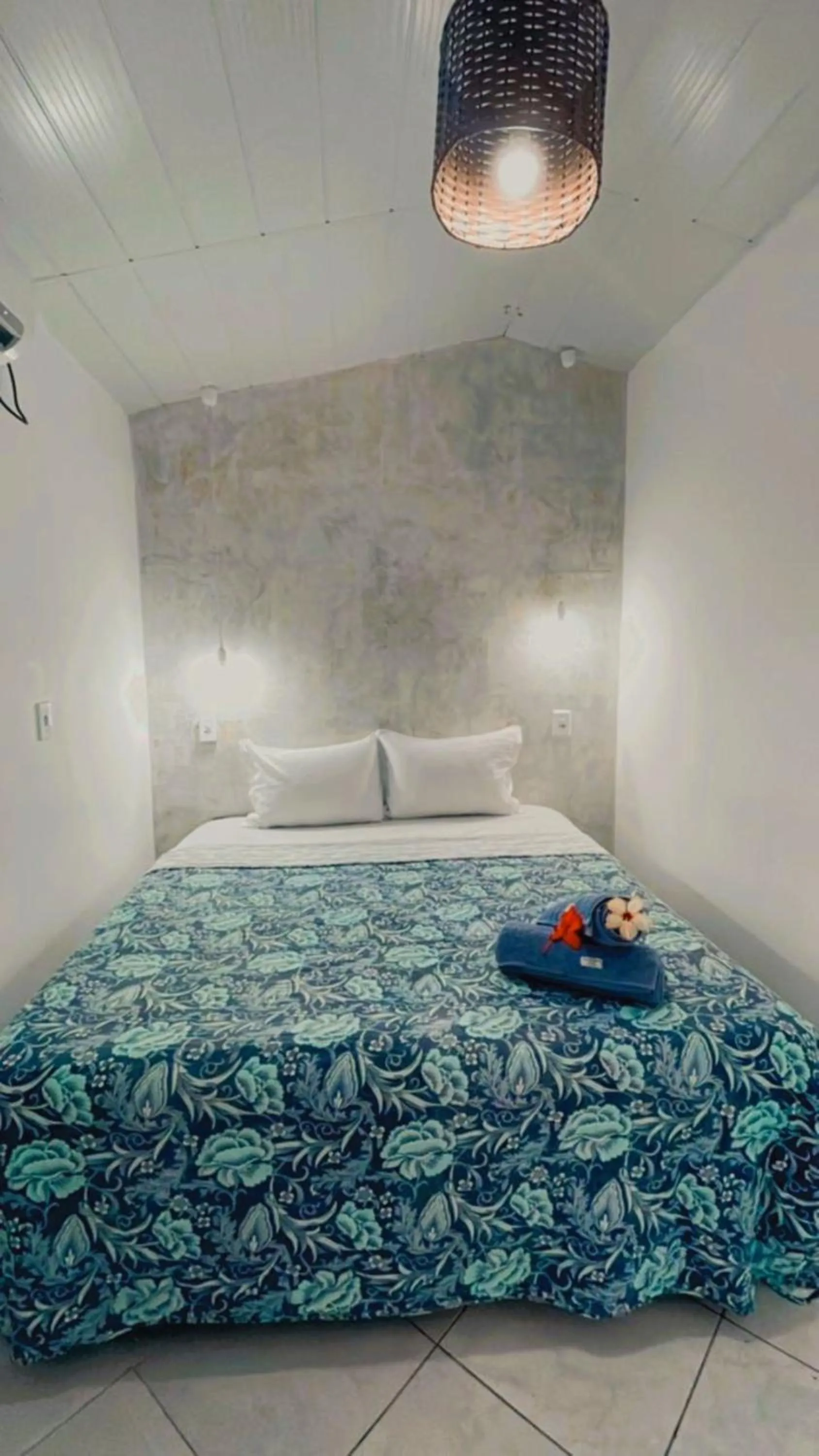 Bedroom, Bed in Pousada Portal dos Golfinhos