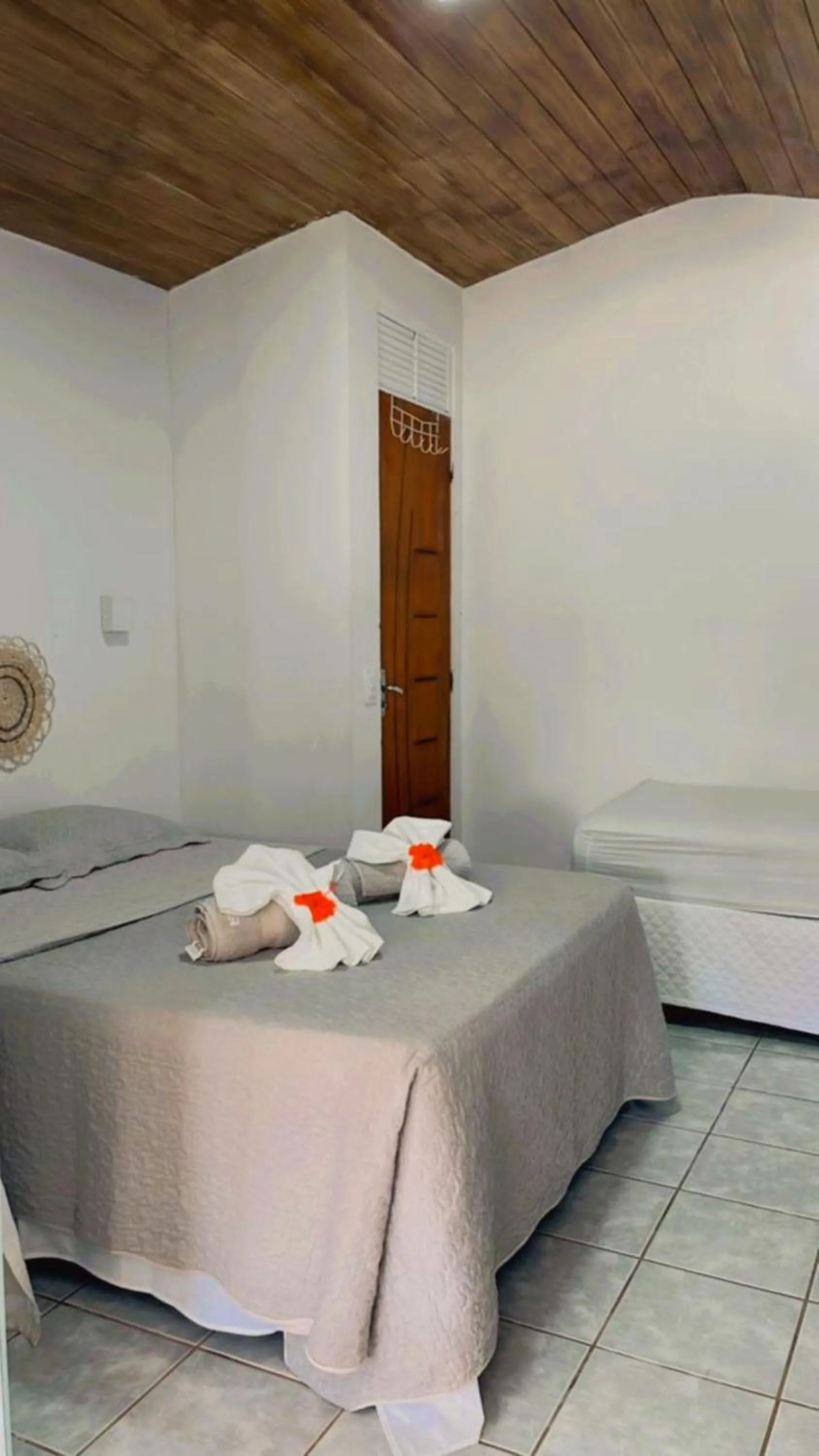 Bedroom, Bed in Pousada Portal dos Golfinhos