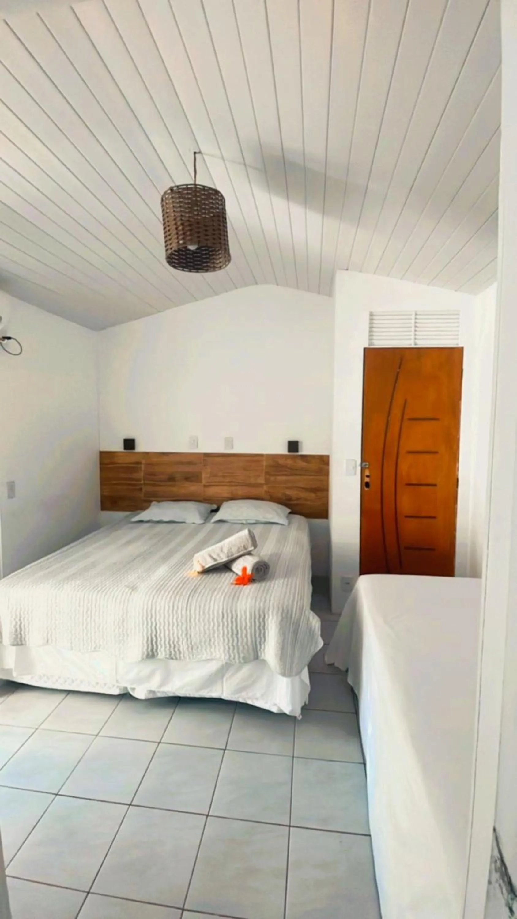 Bedroom, Bed in Pousada Portal dos Golfinhos