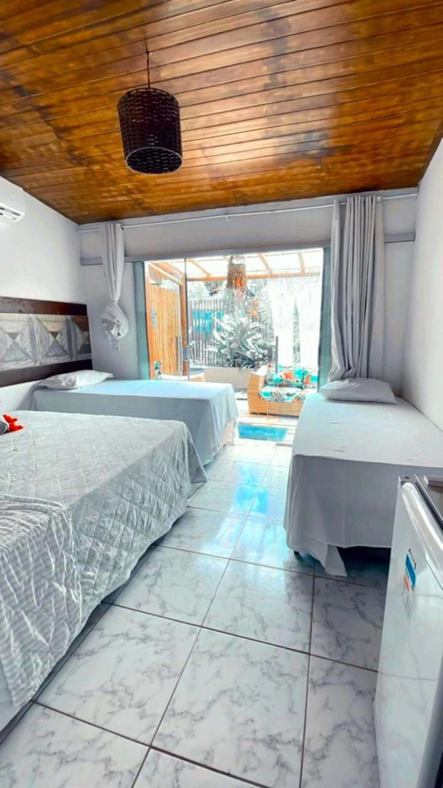 Bedroom, Bed in Pousada Portal dos Golfinhos