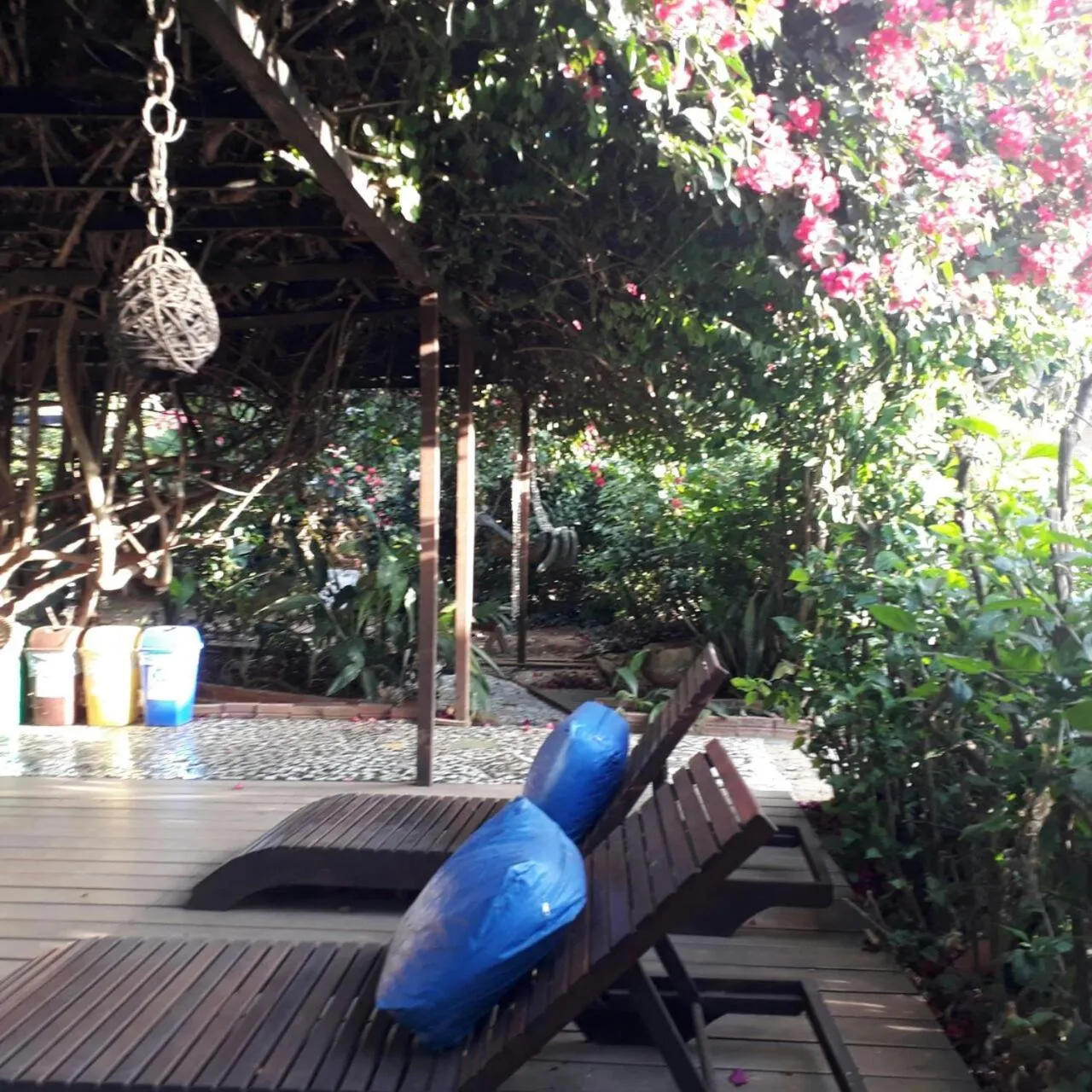 Patio in Pousada Portal dos Golfinhos