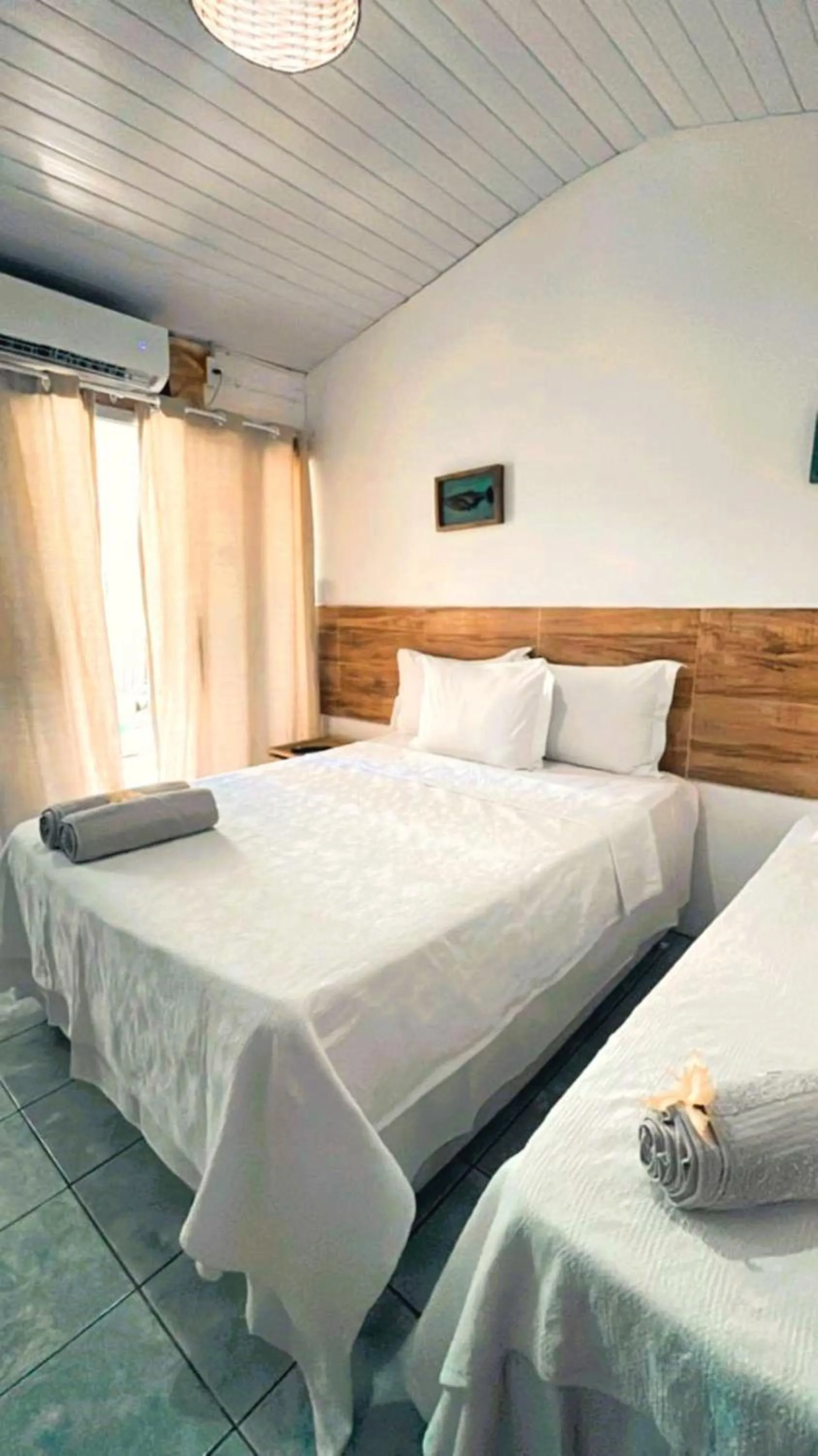 Bedroom, Bed in Pousada Portal dos Golfinhos