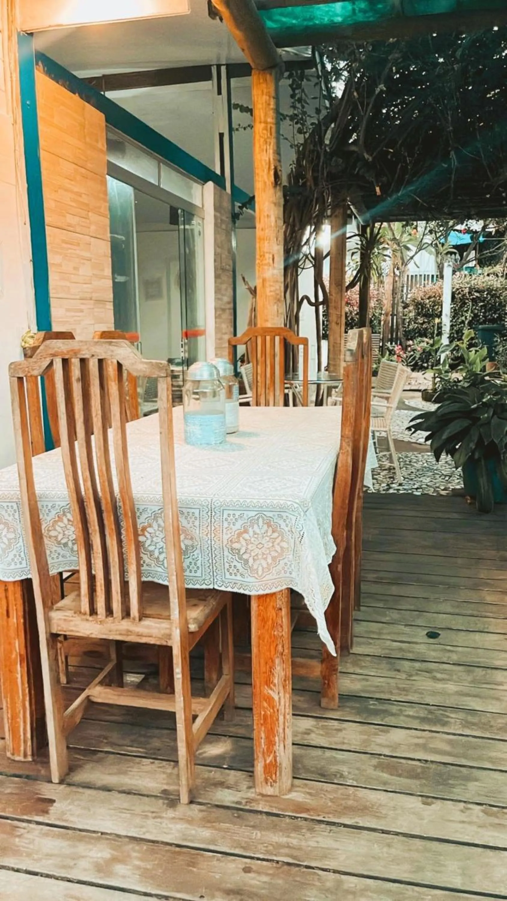 Patio in Pousada Portal dos Golfinhos