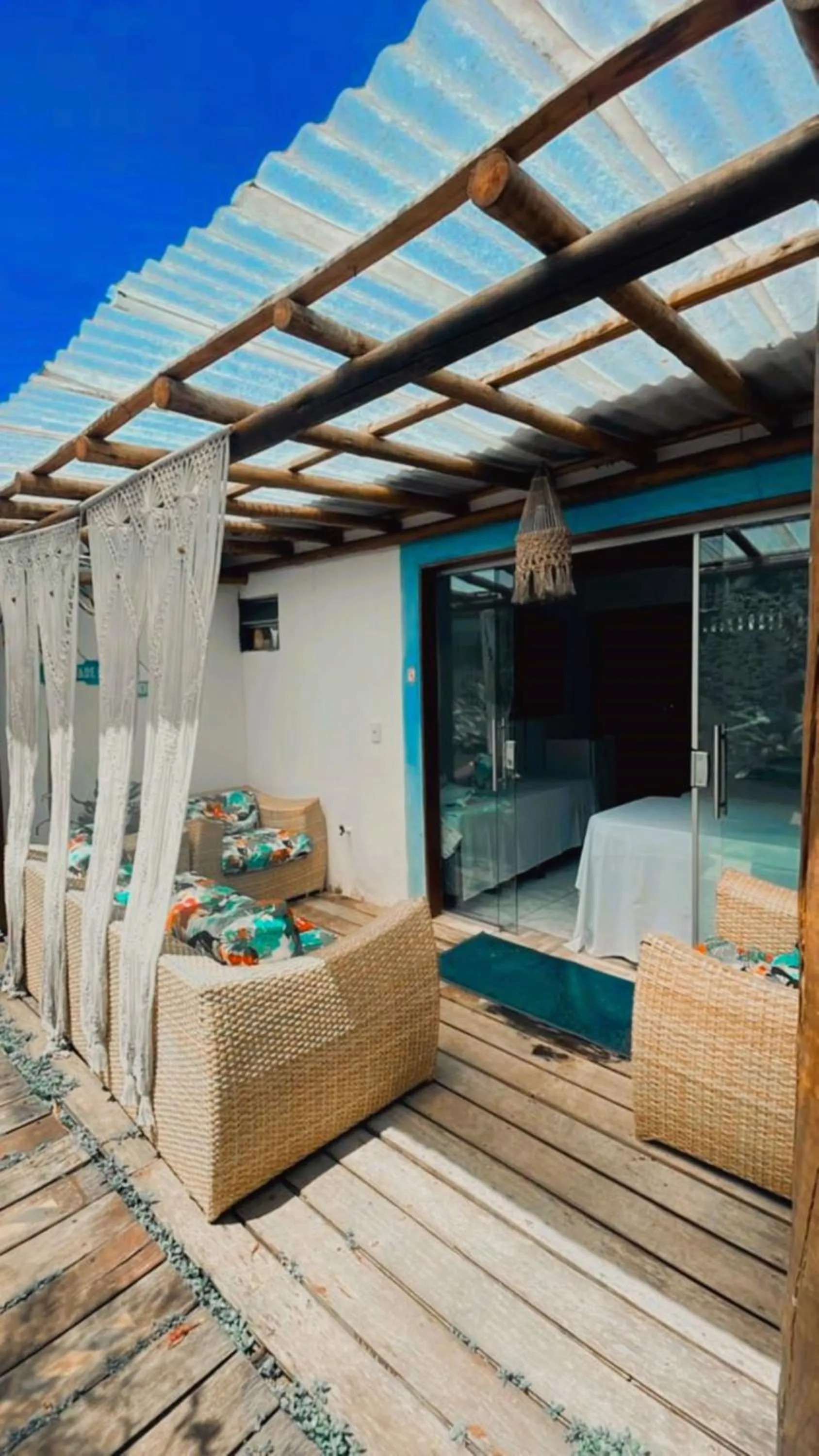 Balcony/Terrace in Pousada Portal dos Golfinhos