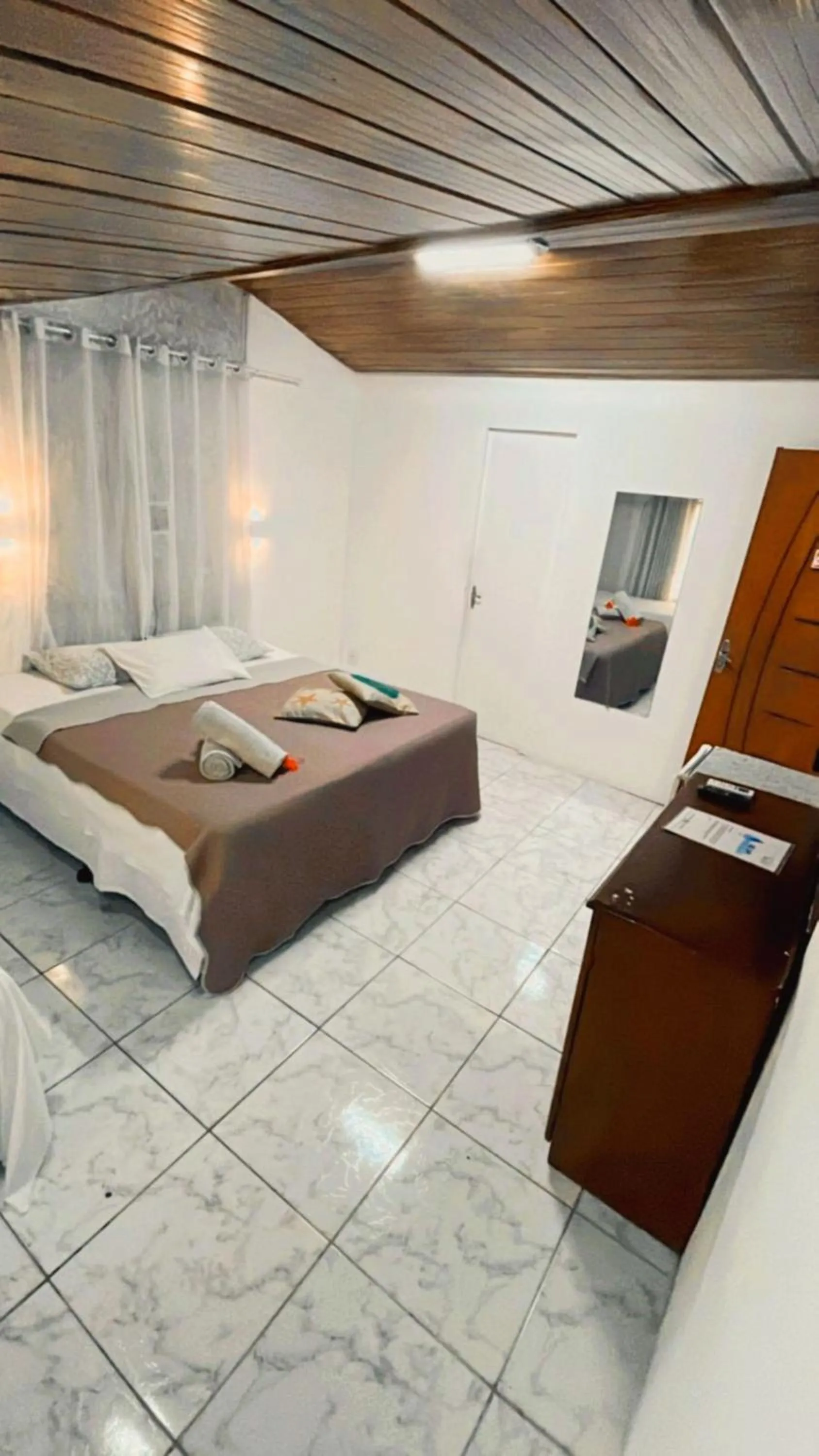 Bedroom, Bed in Pousada Portal dos Golfinhos