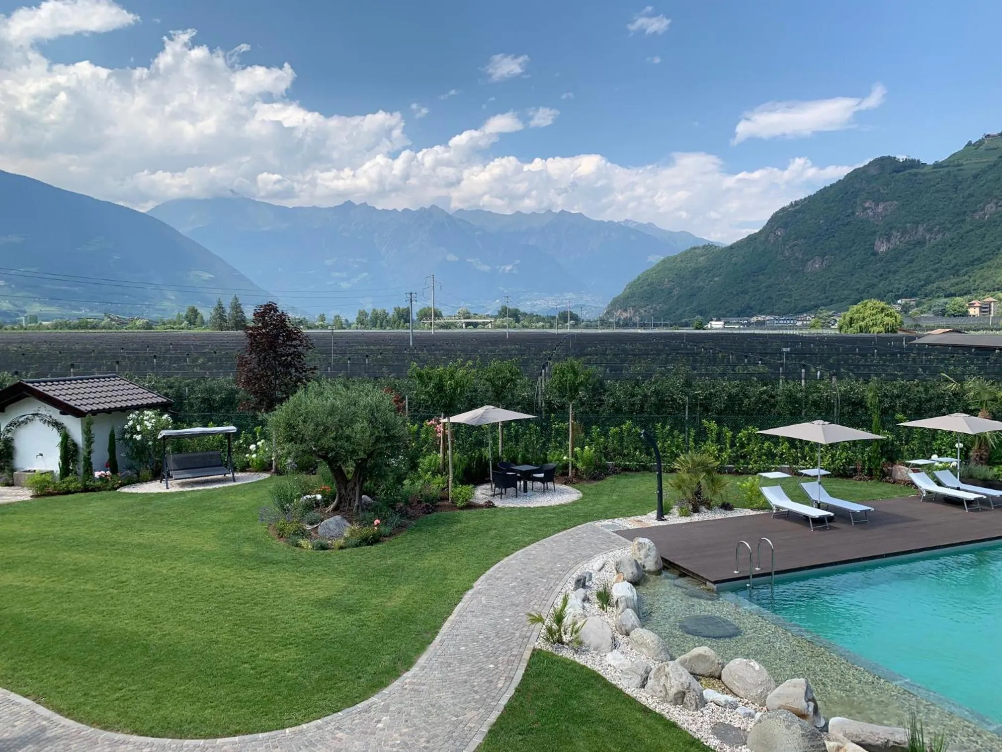 Garden in Apartments ANNY