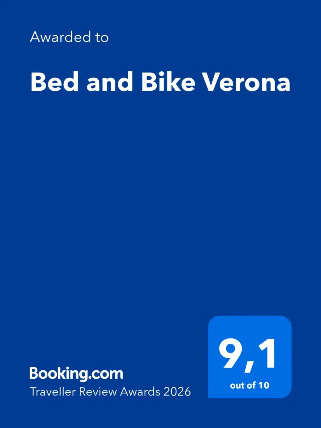 Bedroom in Bed and Bike Verona