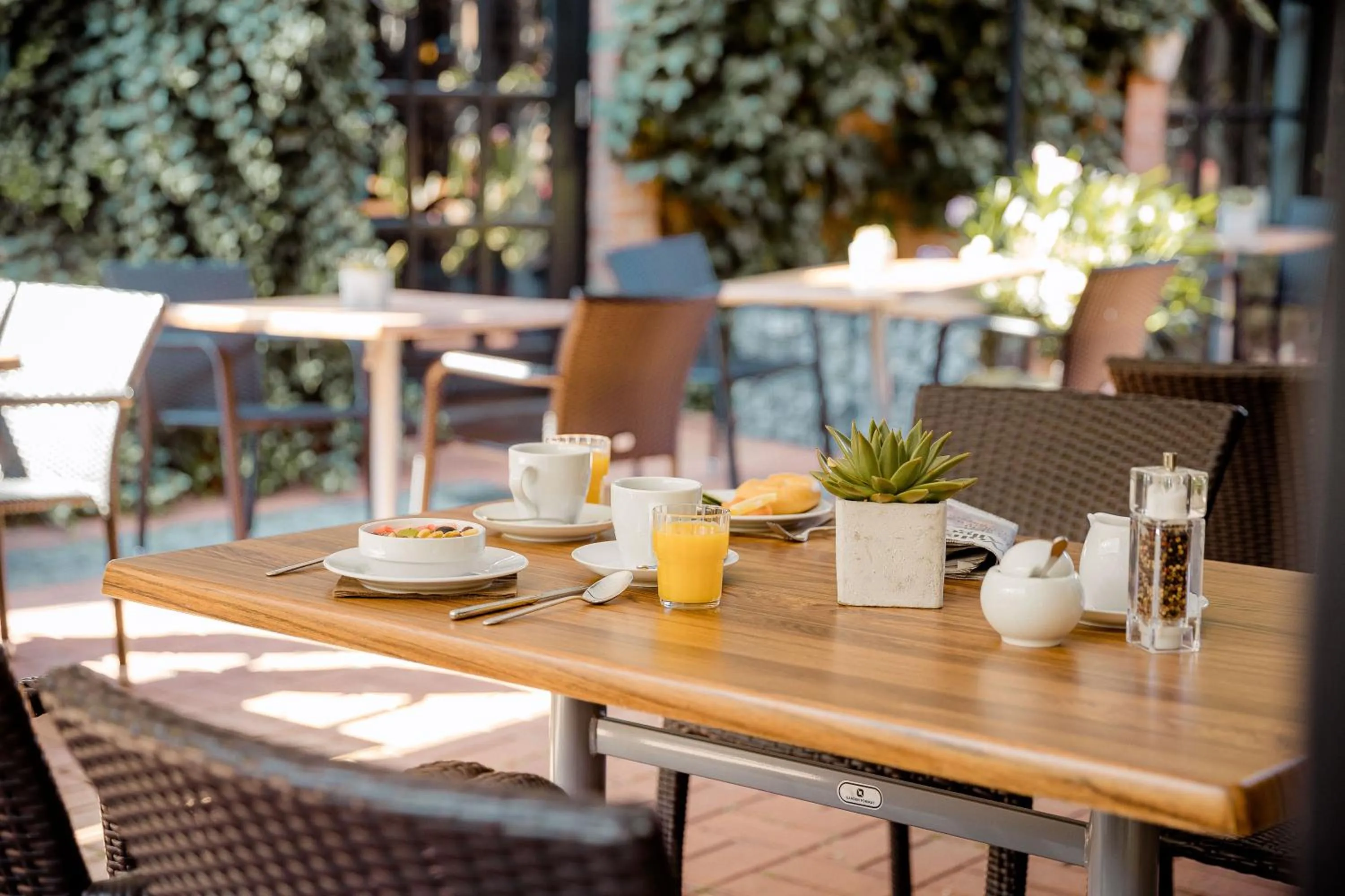 Balcony/Terrace in Privathotel alte mühle Wolfsburg-Weyhausen