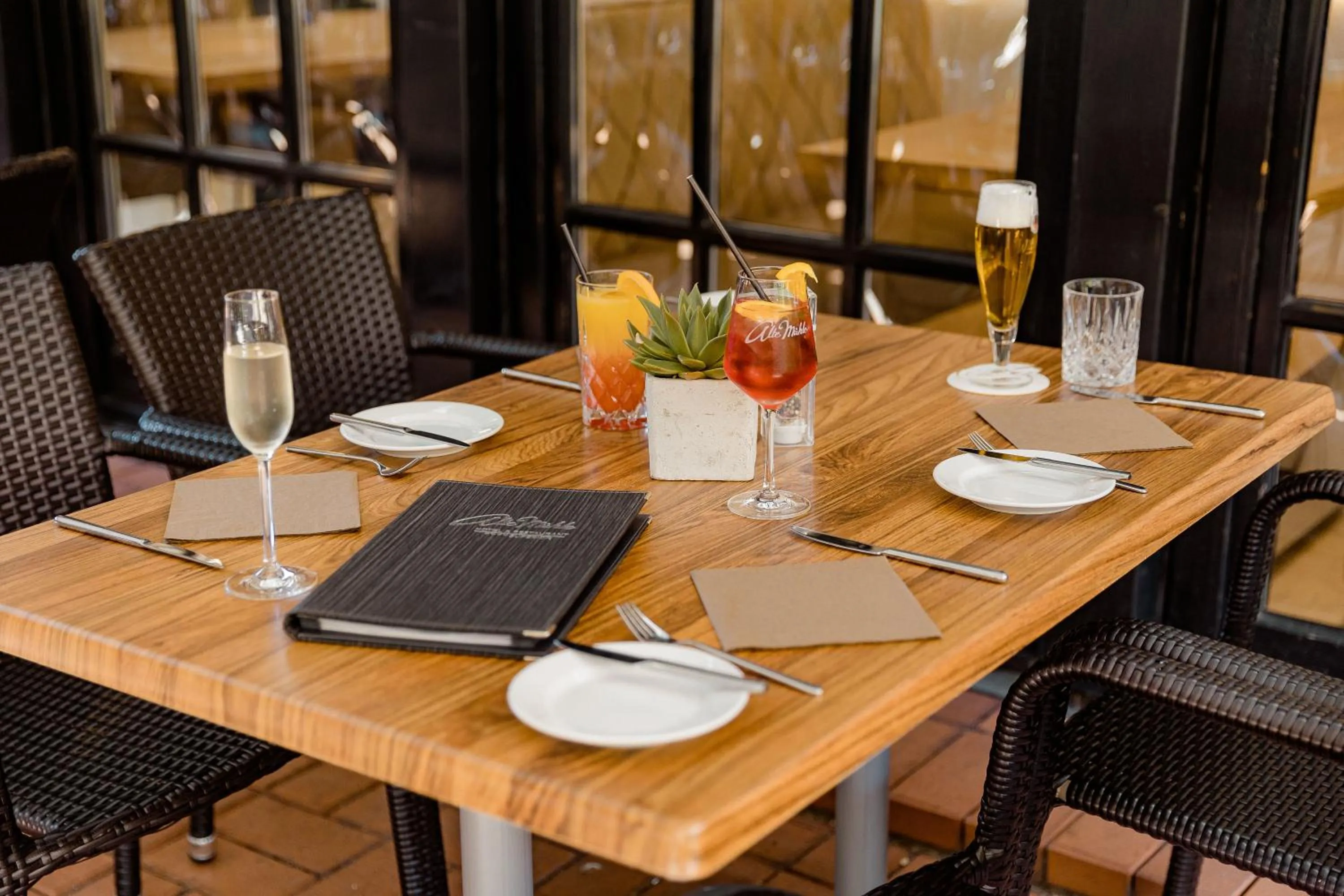 Balcony/Terrace in Privathotel alte mühle Wolfsburg-Weyhausen
