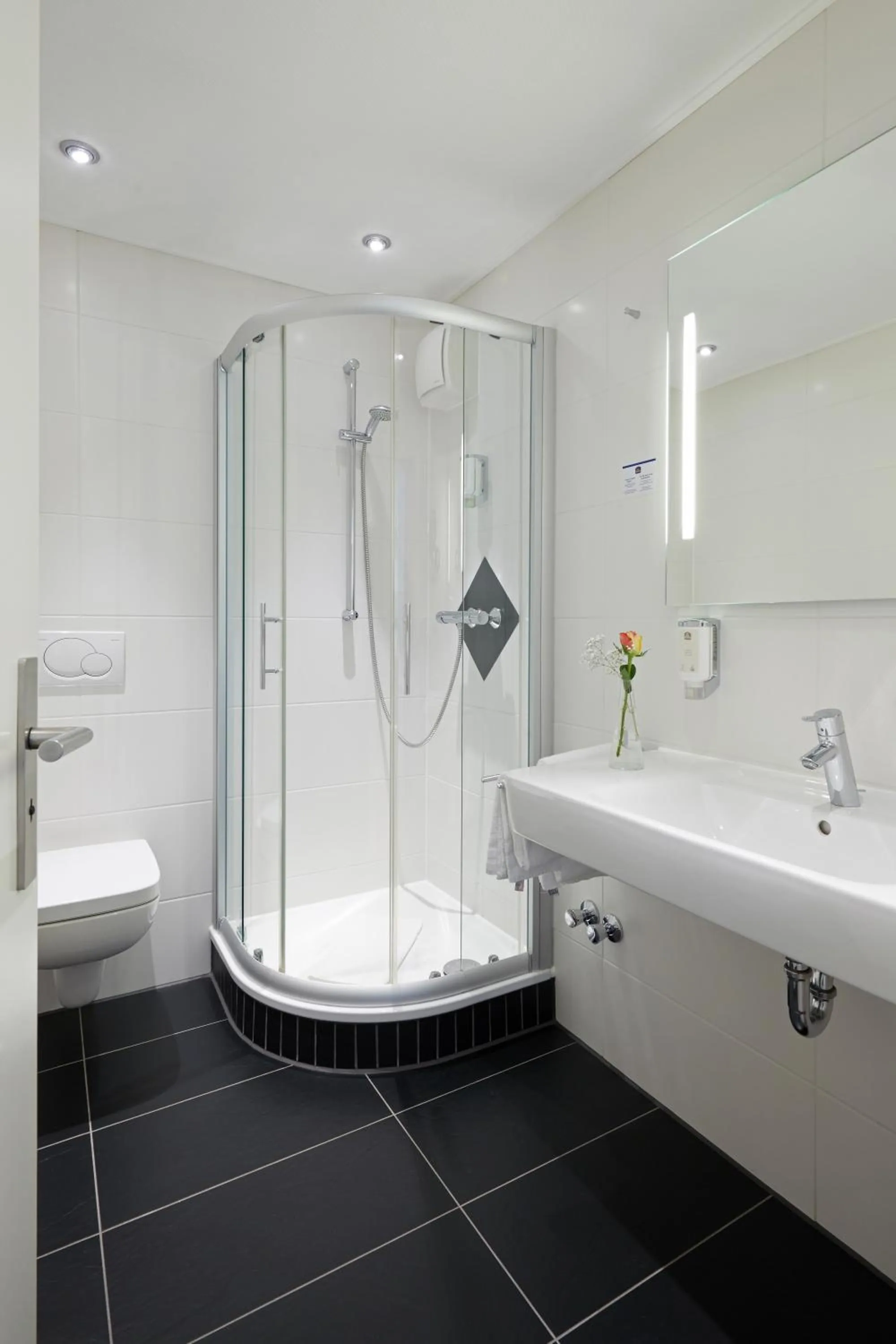 Shower in Privathotel alte mühle Wolfsburg-Weyhausen