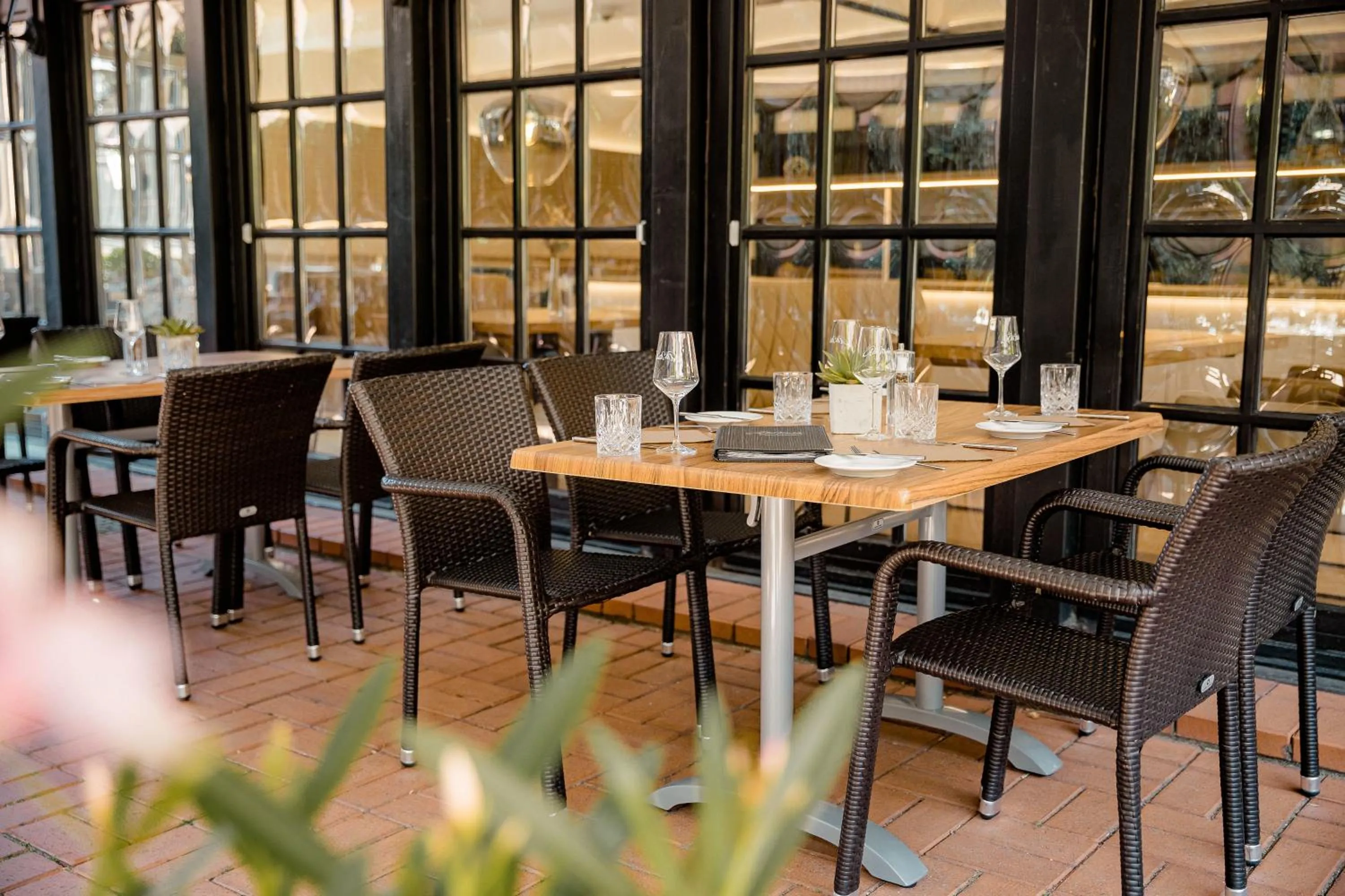 Balcony/Terrace in Privathotel alte mühle Wolfsburg-Weyhausen