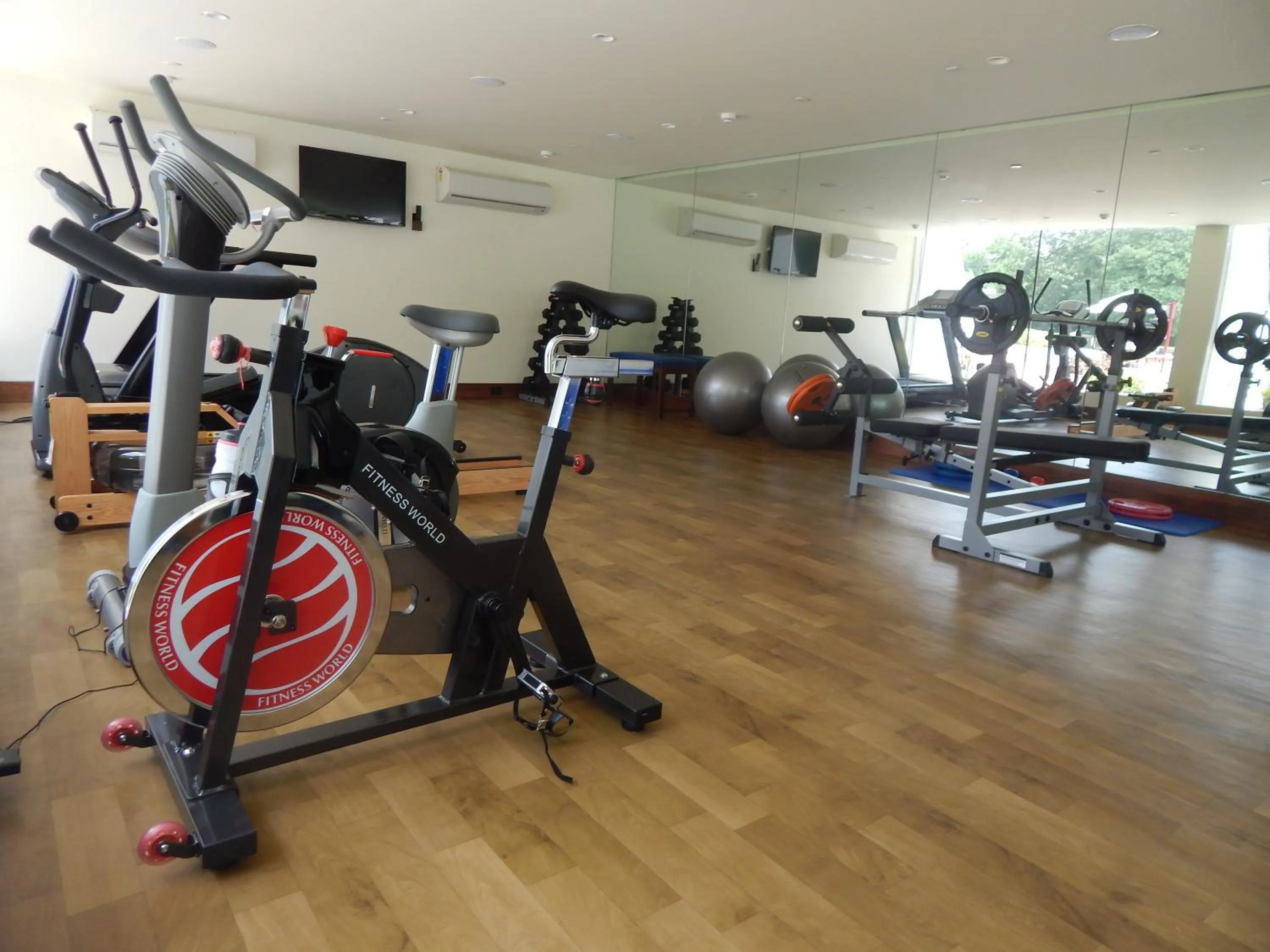 Fitness centre/facilities in Radisson Jass Hotel, Khajuraho