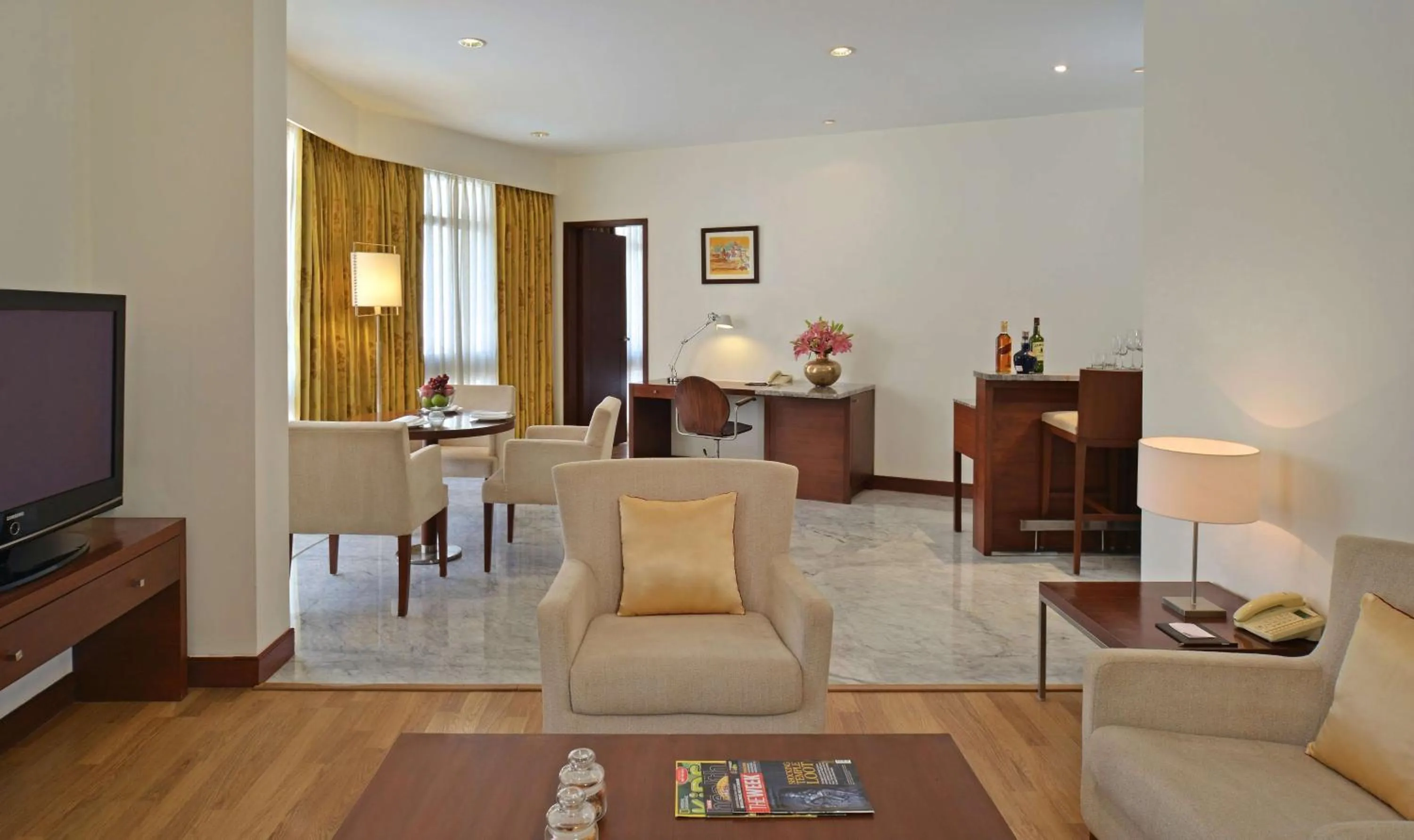 Living room in Radisson Jass Hotel, Khajuraho