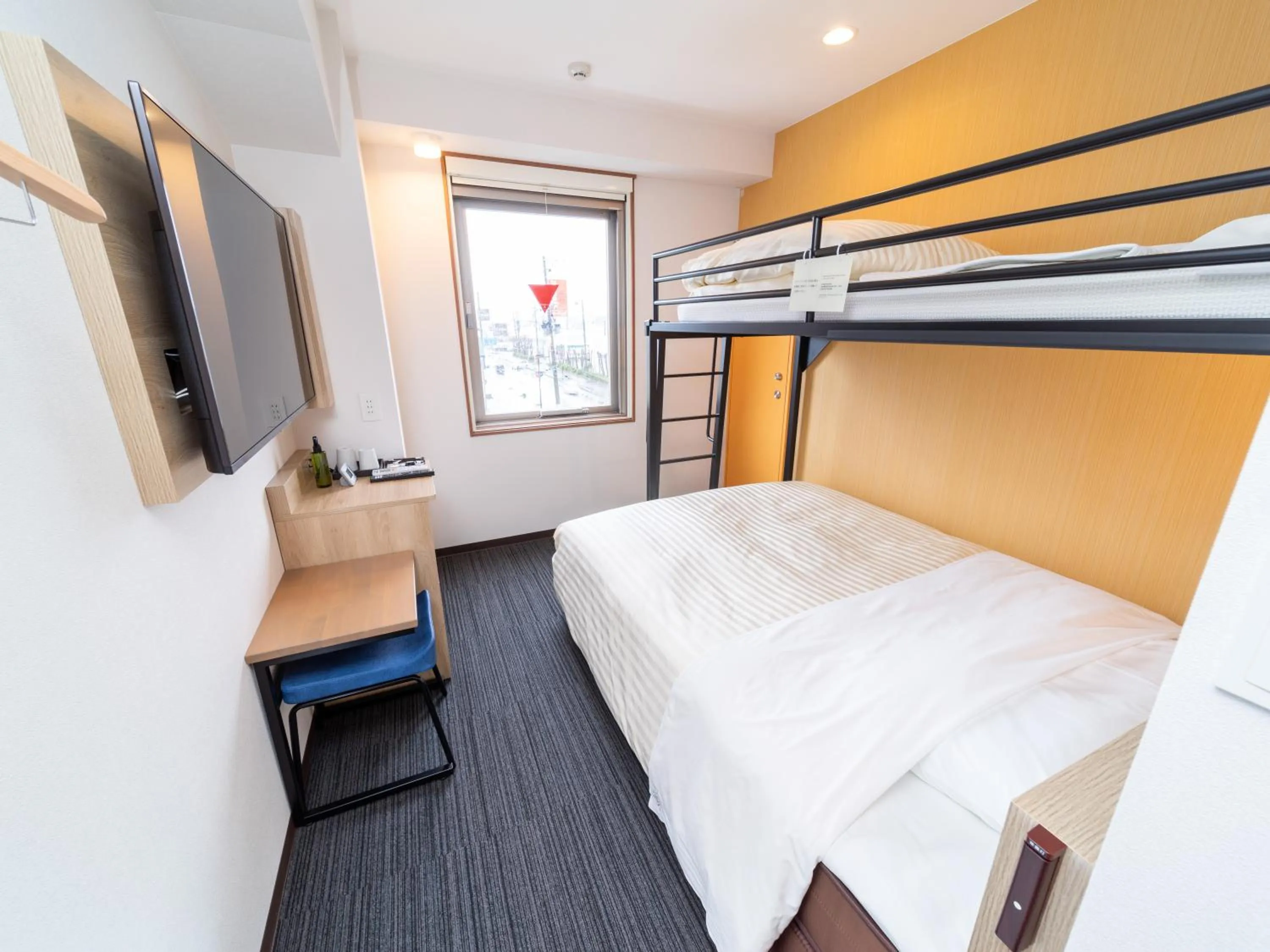 Bed in Super Hotel Yahaba Station East Exit