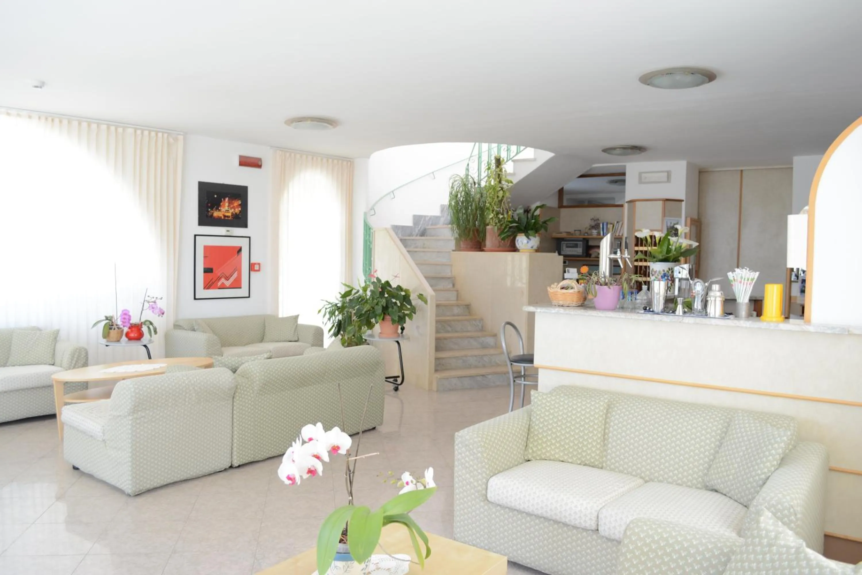 Lobby or reception in Hotel Maronti