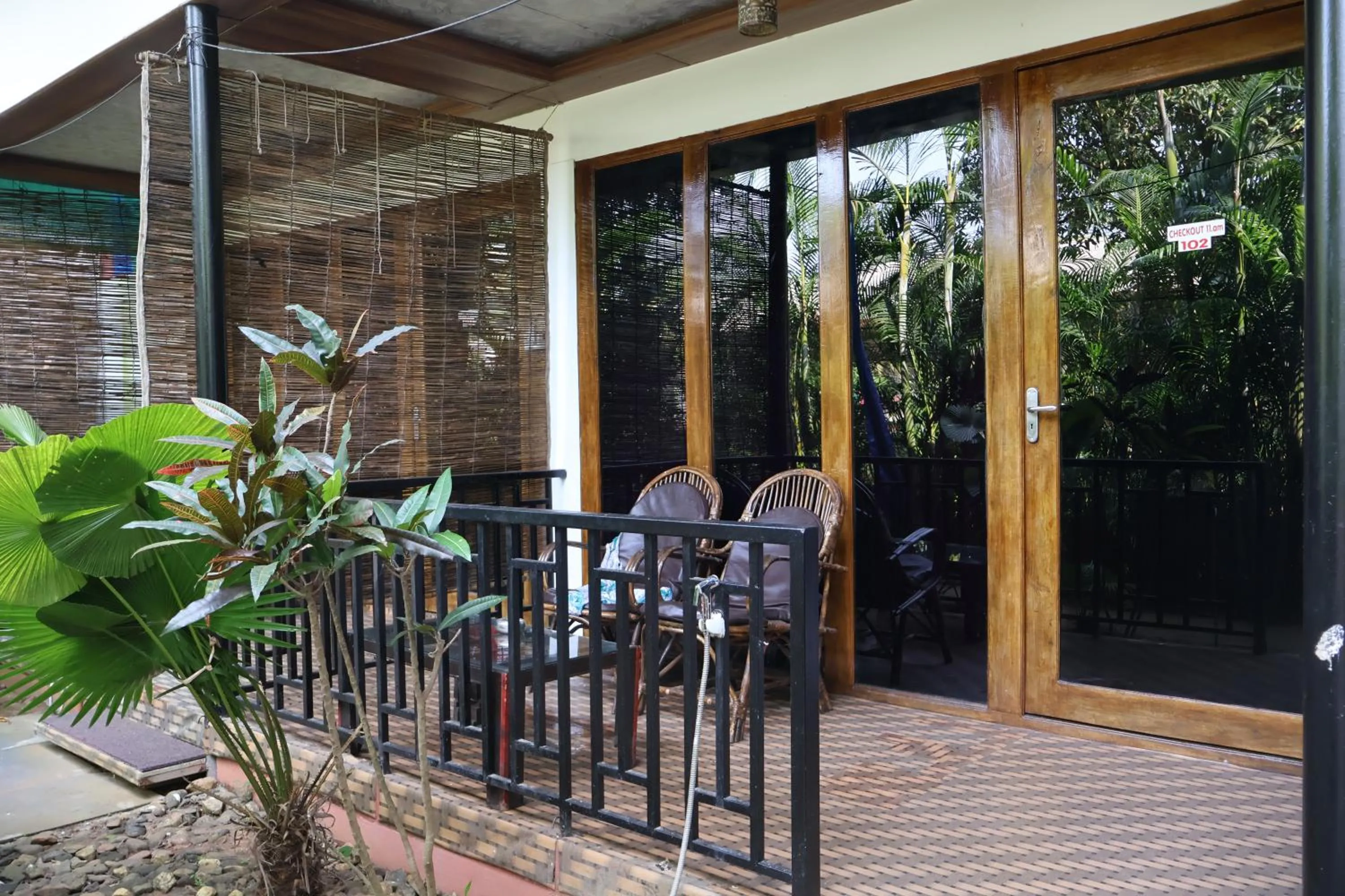 Balcony/Terrace in Patnem Beach Cottages