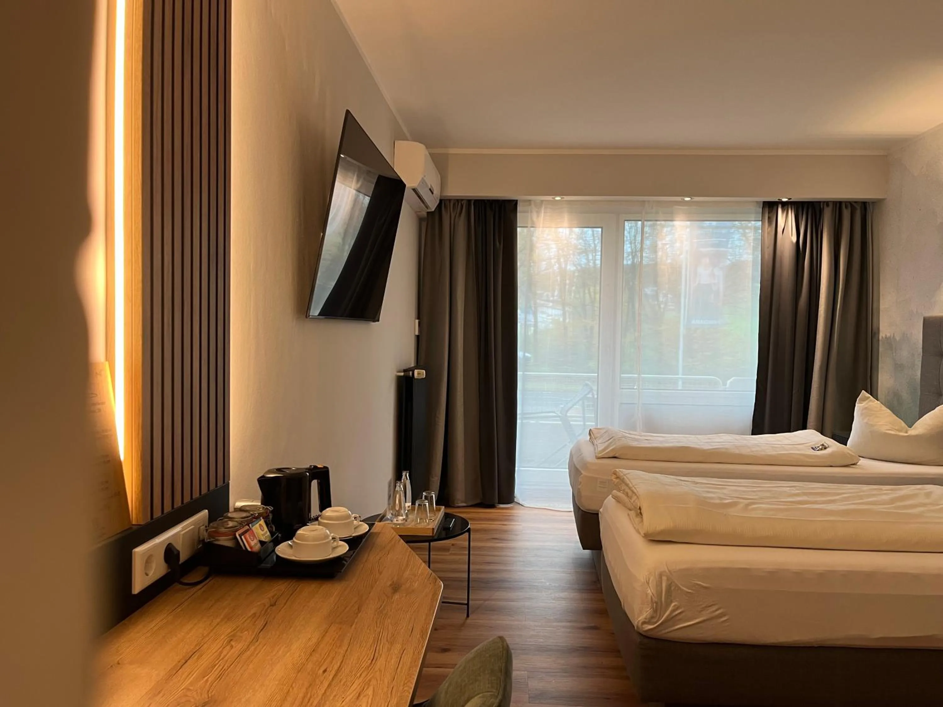 Bed in Hotel Senator