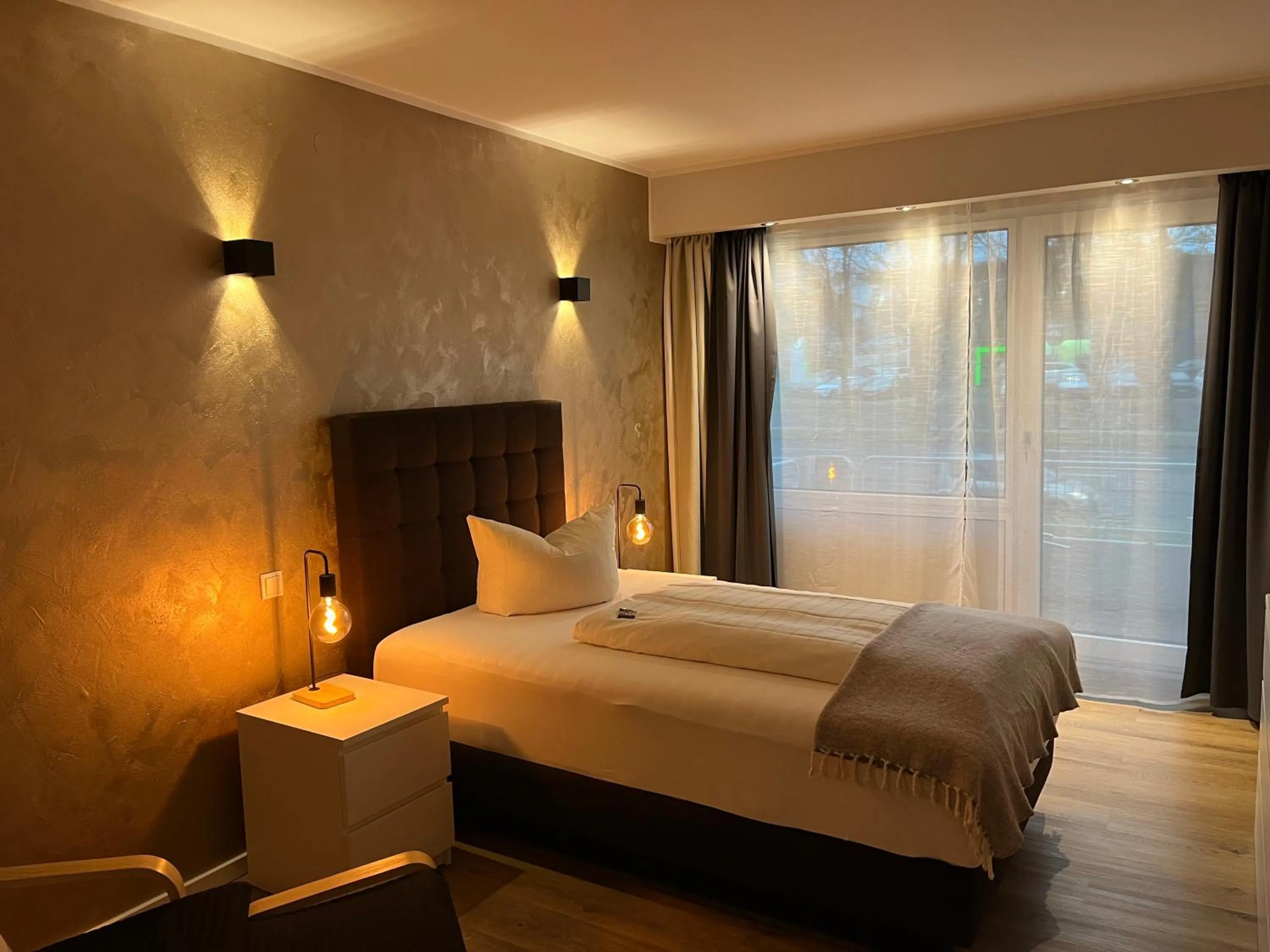 Bed in Hotel Senator