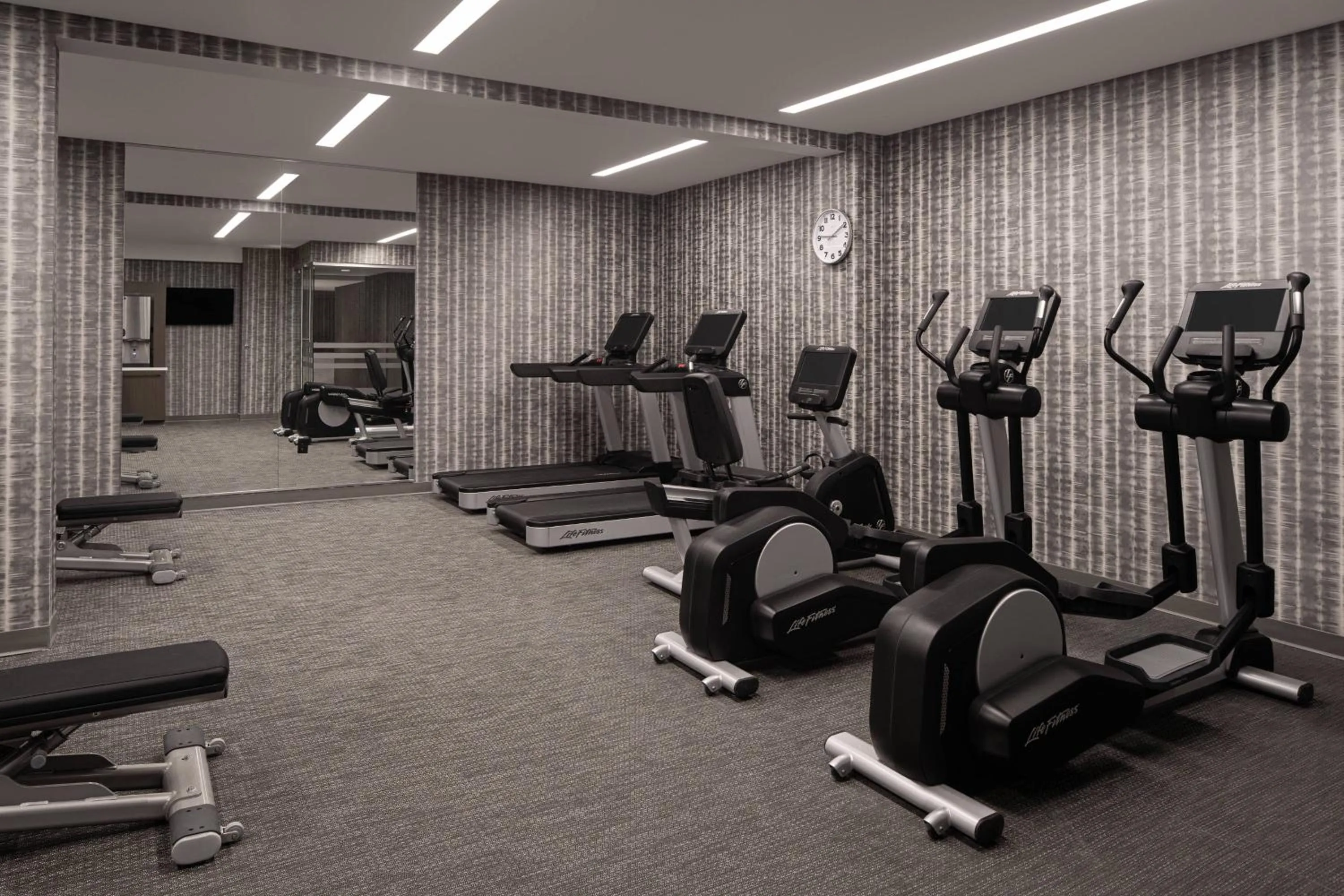 Fitness centre/facilities in AC Hotel by Marriott Little Rock Downtown