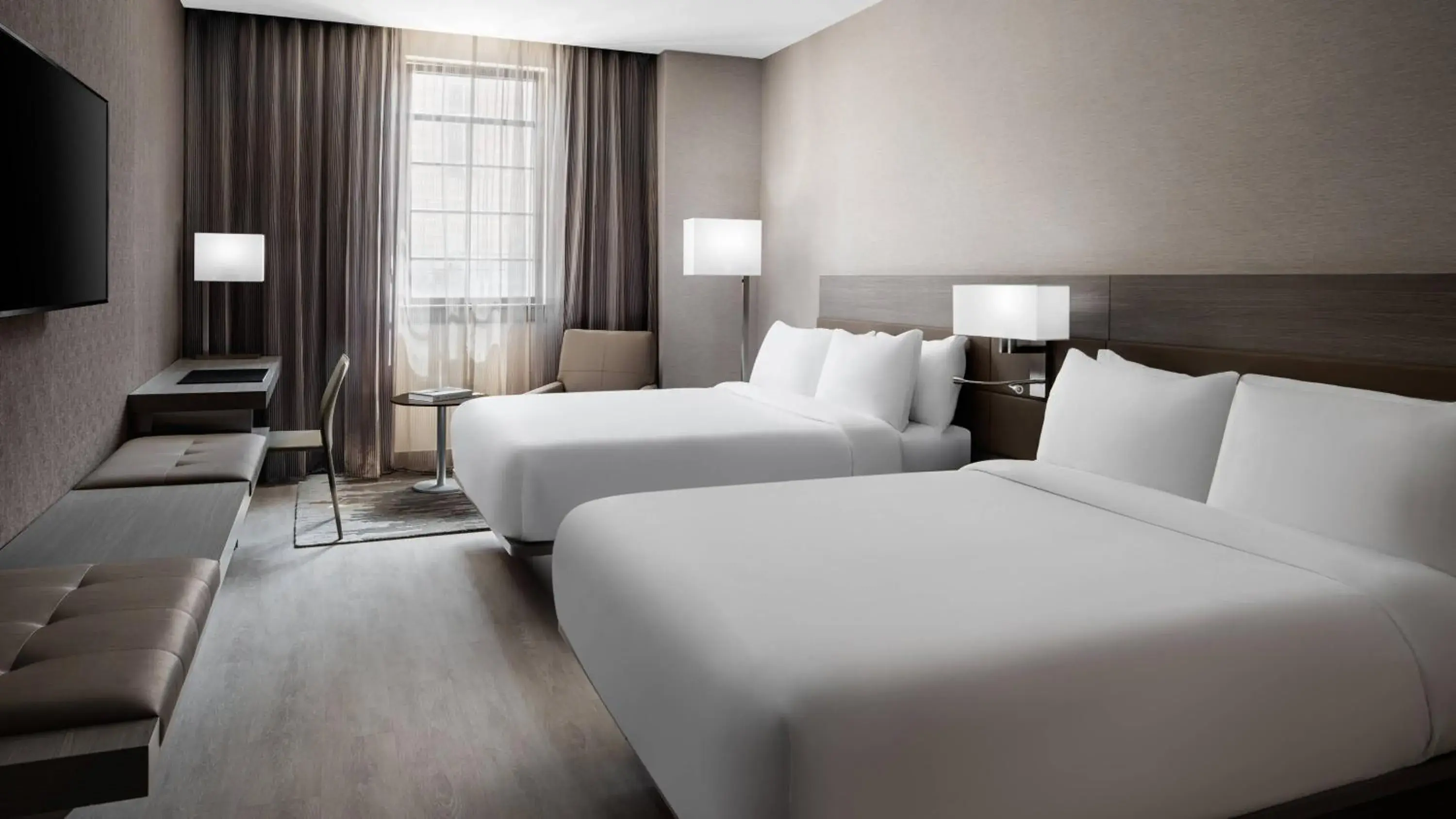 Guest room, 2 Queen beds in AC Hotel by Marriott Little Rock Downtown Guest room, 2 Queen beds in AC Hotel by Marriott Little Rock Downtown